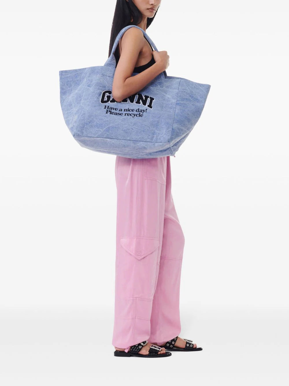 GANNI Oversized Canvas Bag