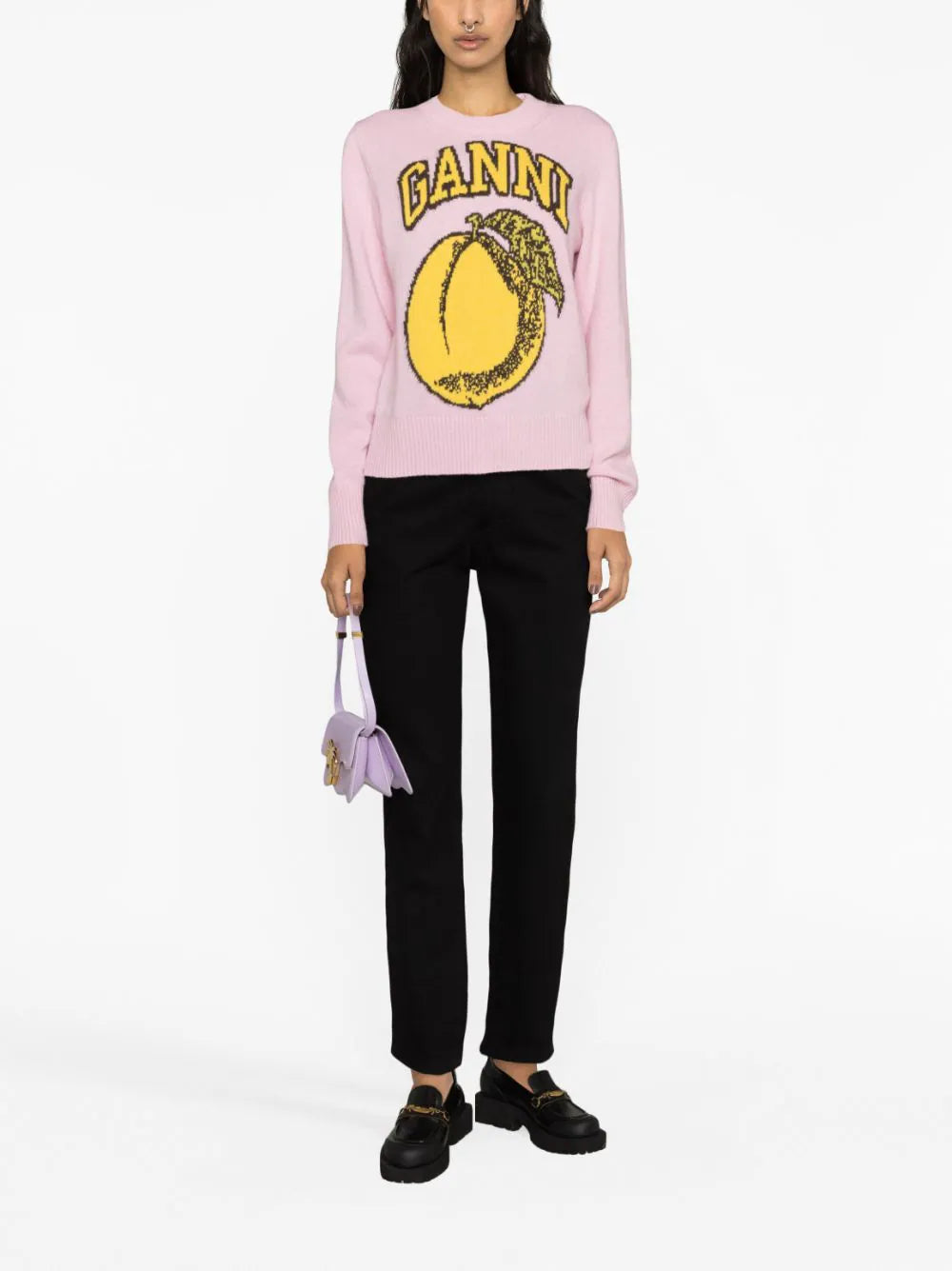 GANNI Peach Jumper