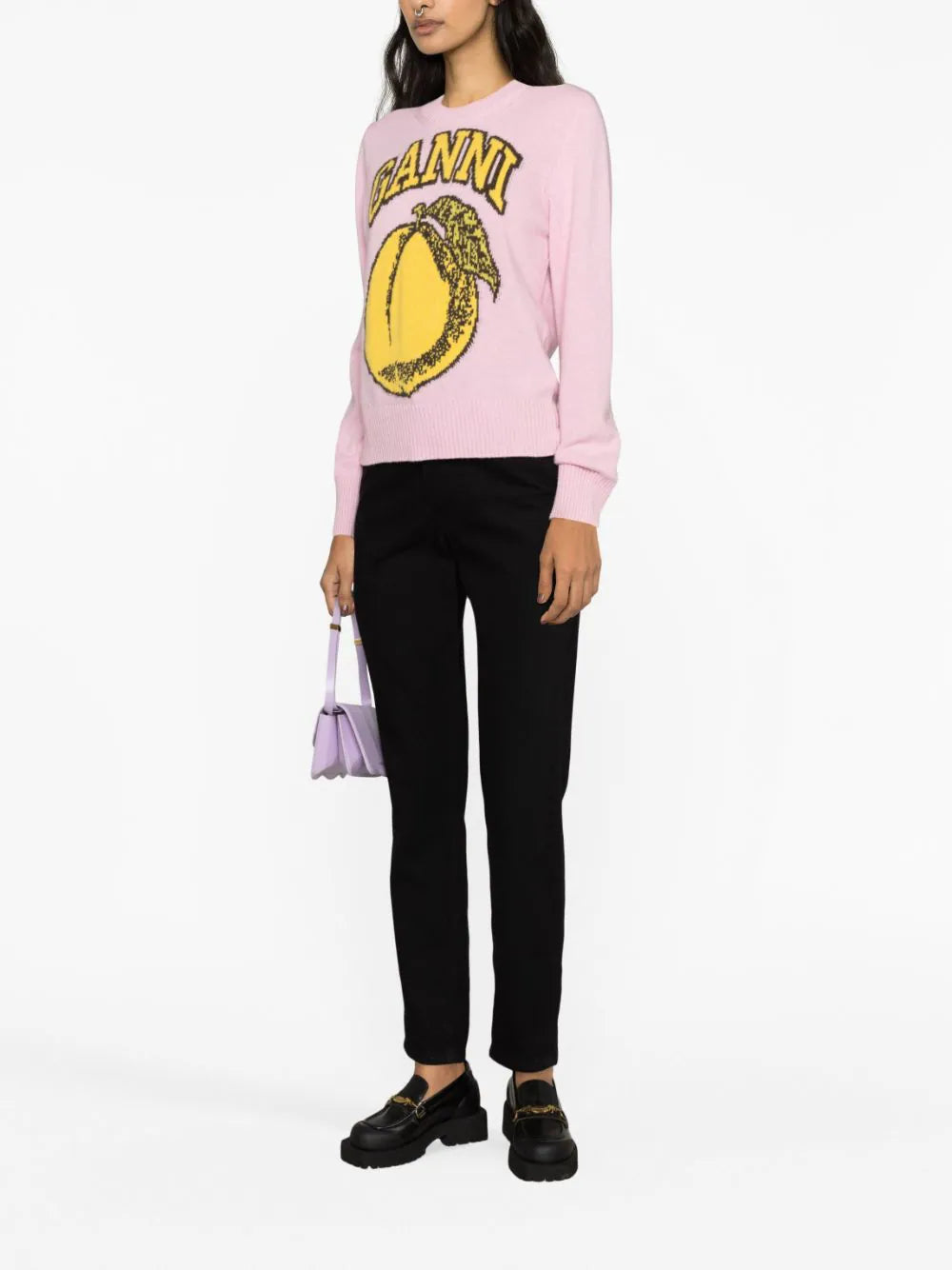 GANNI Peach Jumper