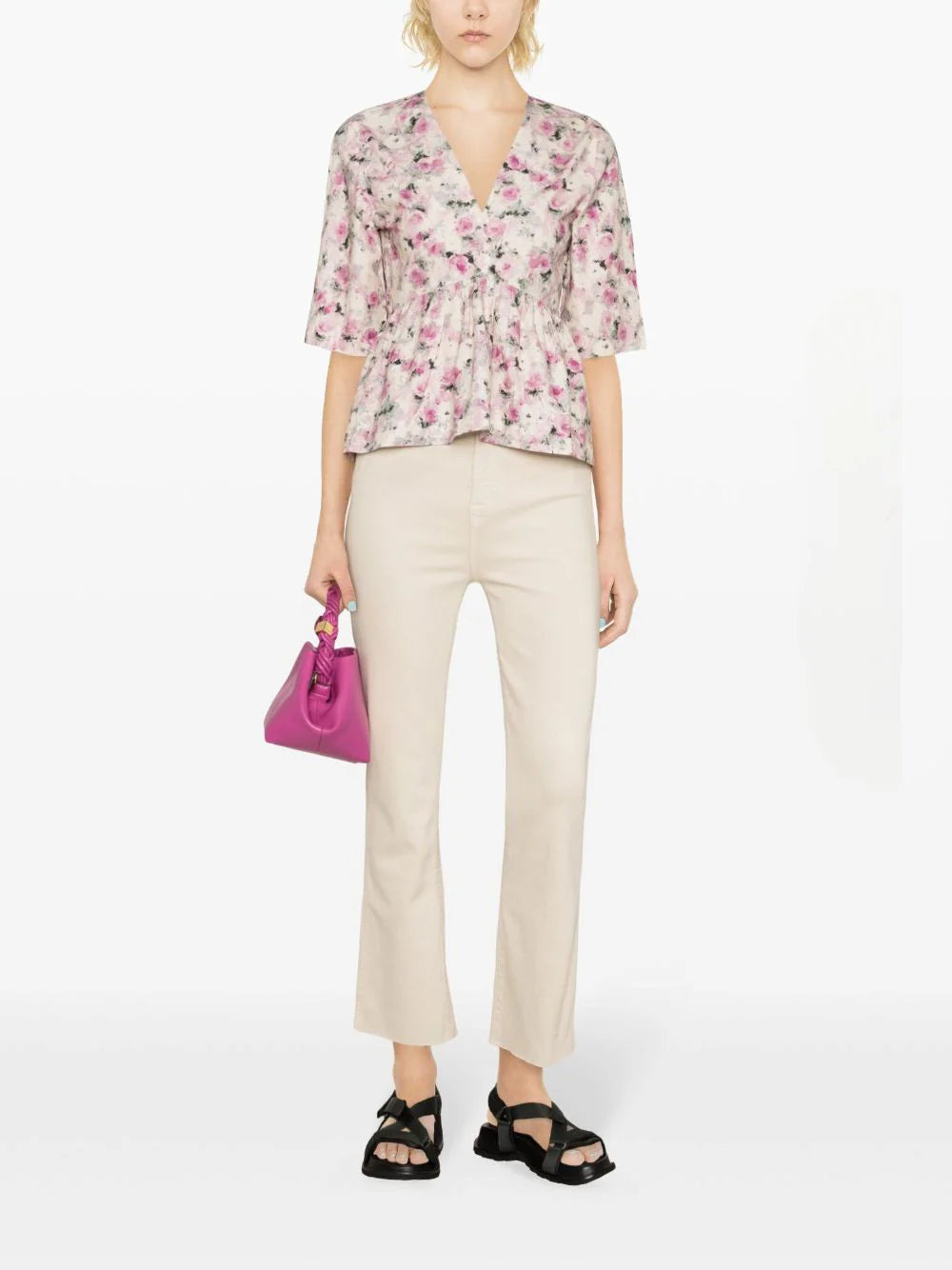 GANNI Peplum Blouse