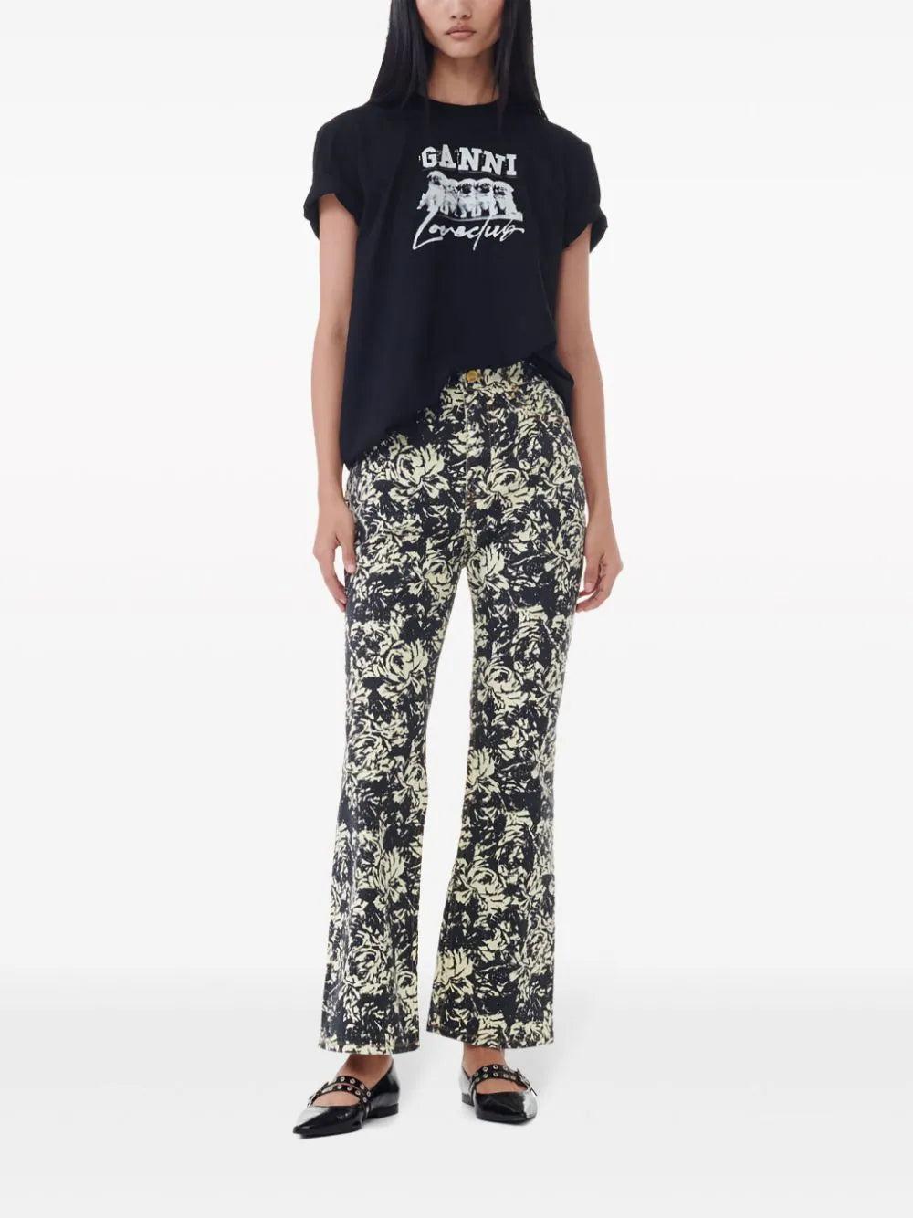 GANNI Puppy Love Relaxed T-shirt