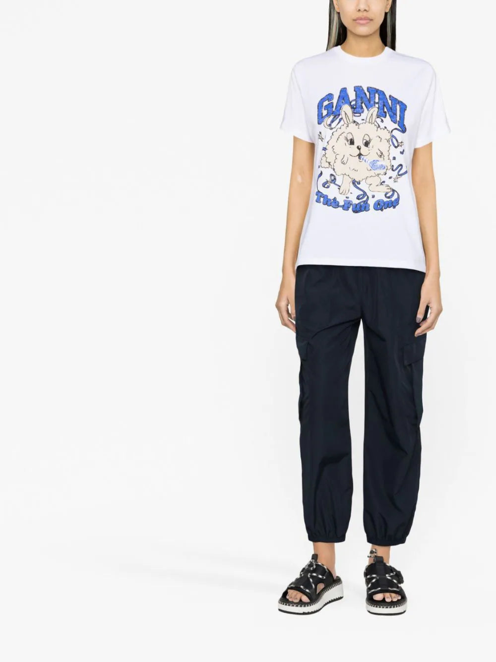 GANNI Relaxed Fun Bunny T-shirt