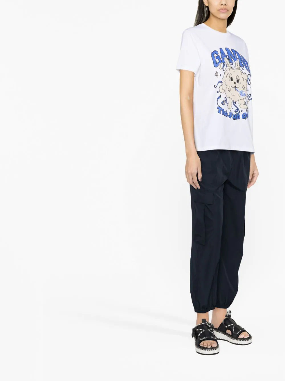 GANNI Relaxed Fun Bunny T-shirt