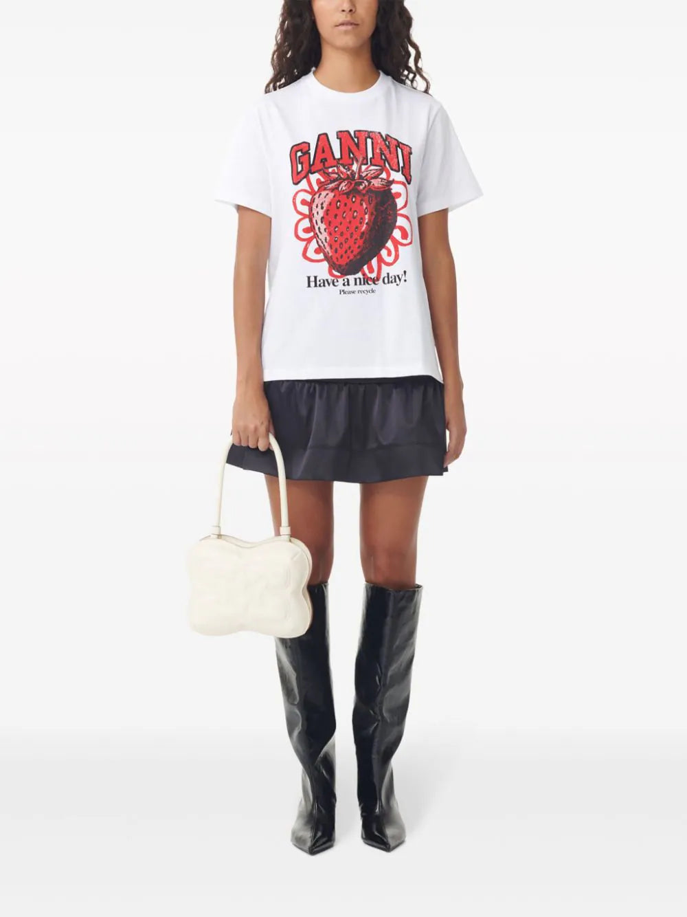 GANNI Relaxed Strawberry T-shirt