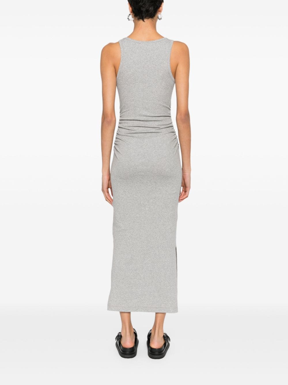 GANNI Rib Tank Top Long Dress