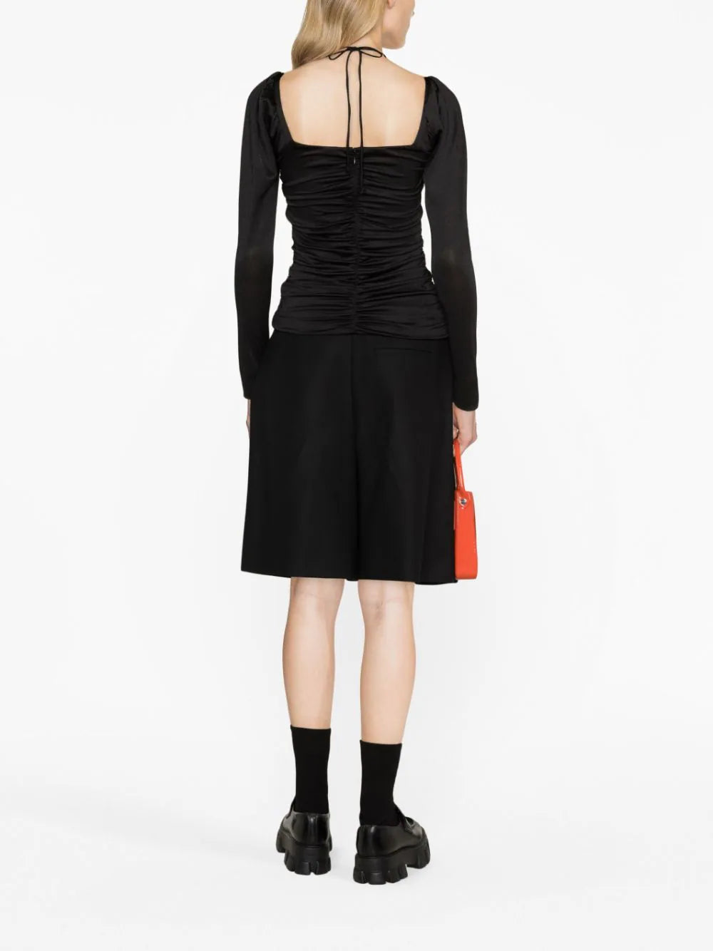 GANNI Ruched Blouse