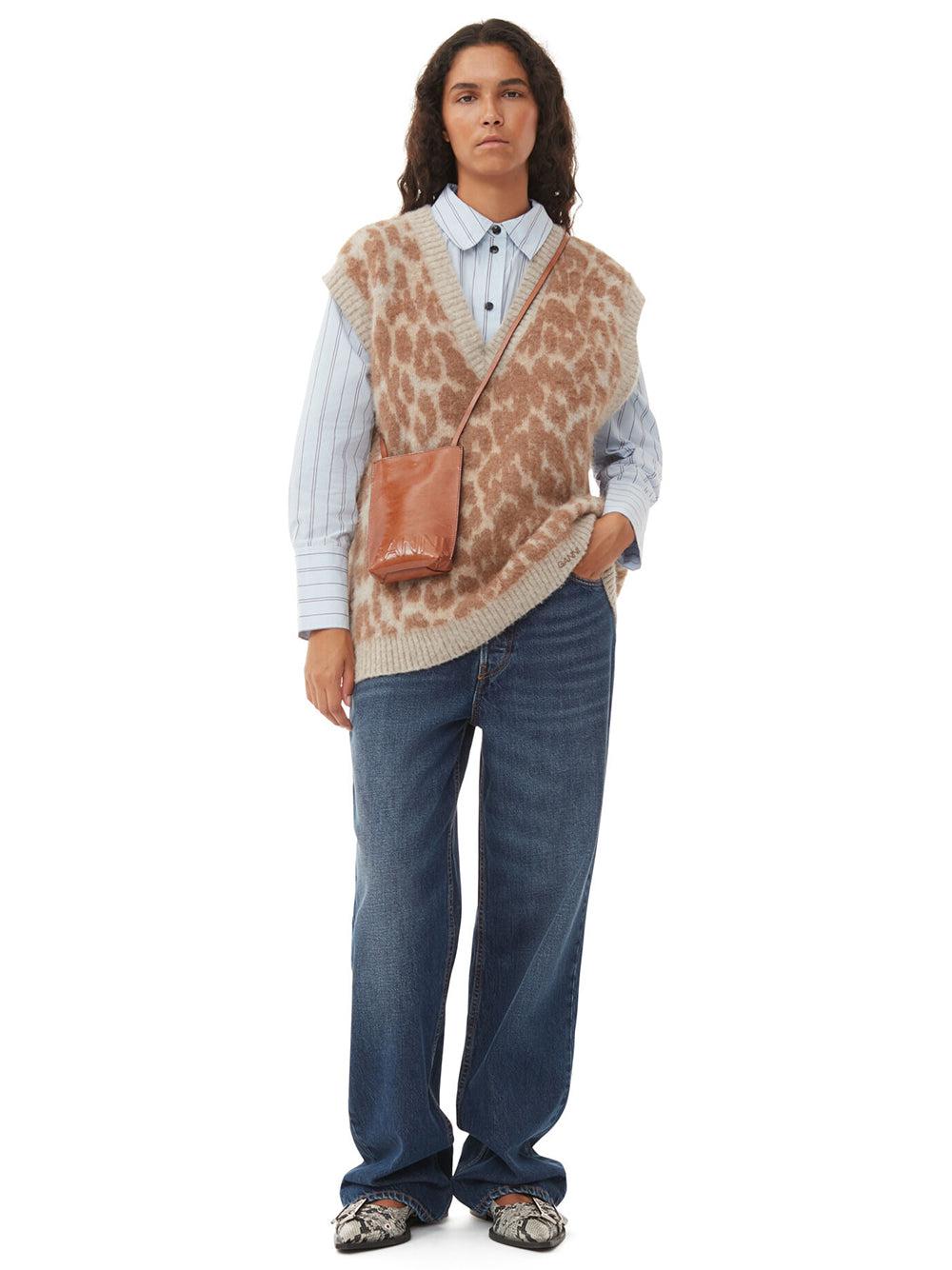 GANNI Small Banner Crossbody Bag