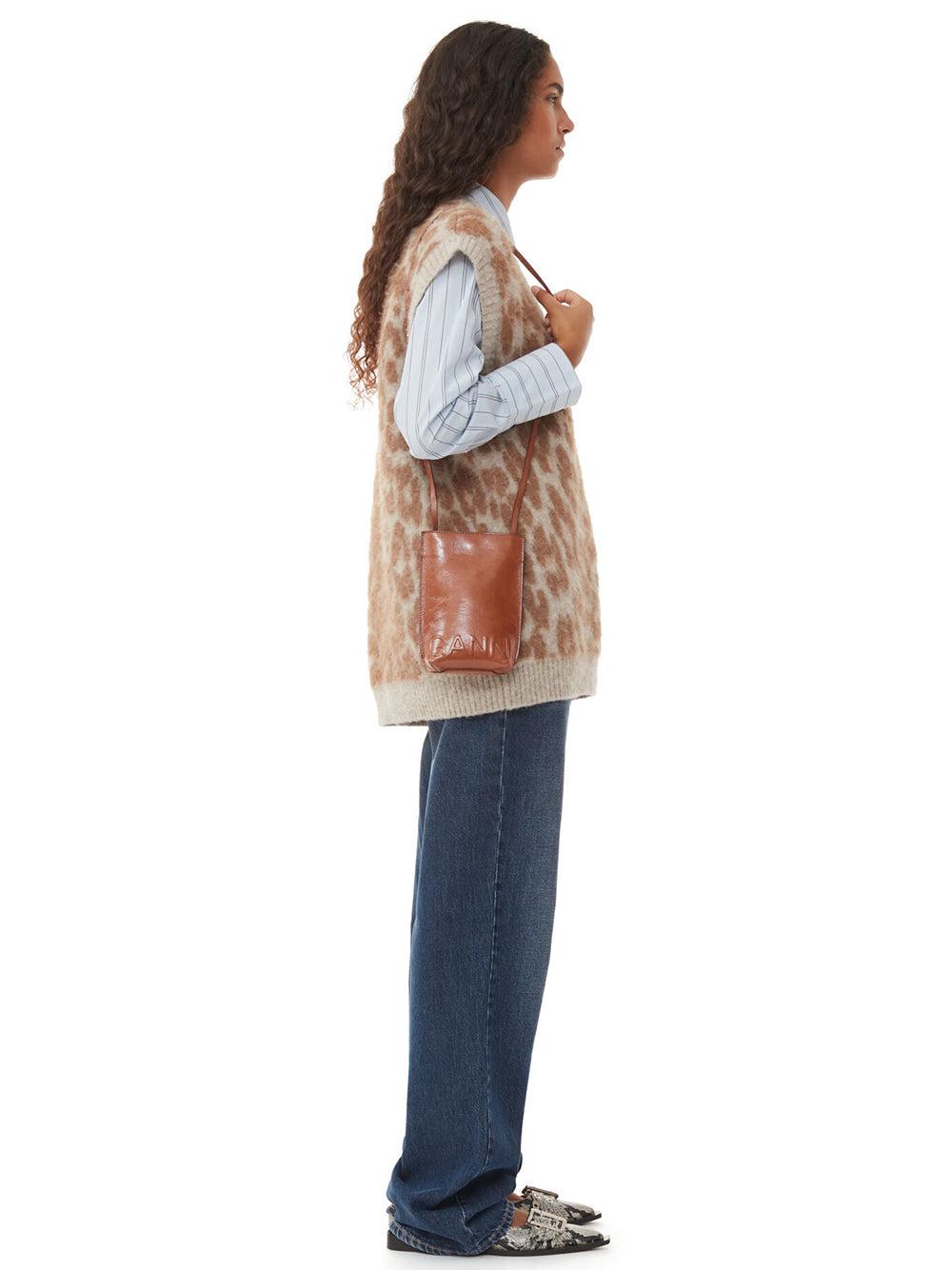 GANNI Small Banner Crossbody Bag