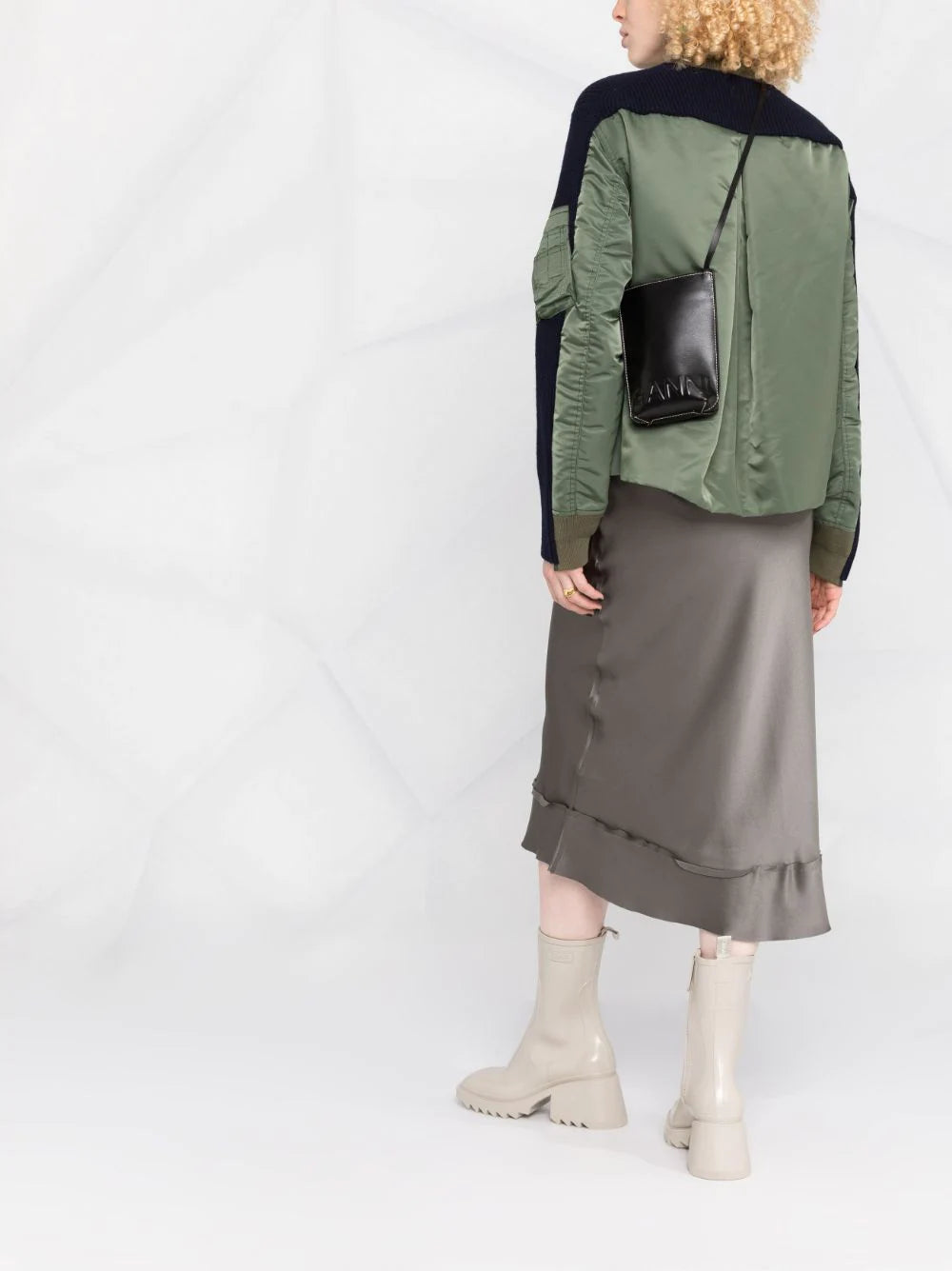 GANNI Small Banner Crossbody Bag