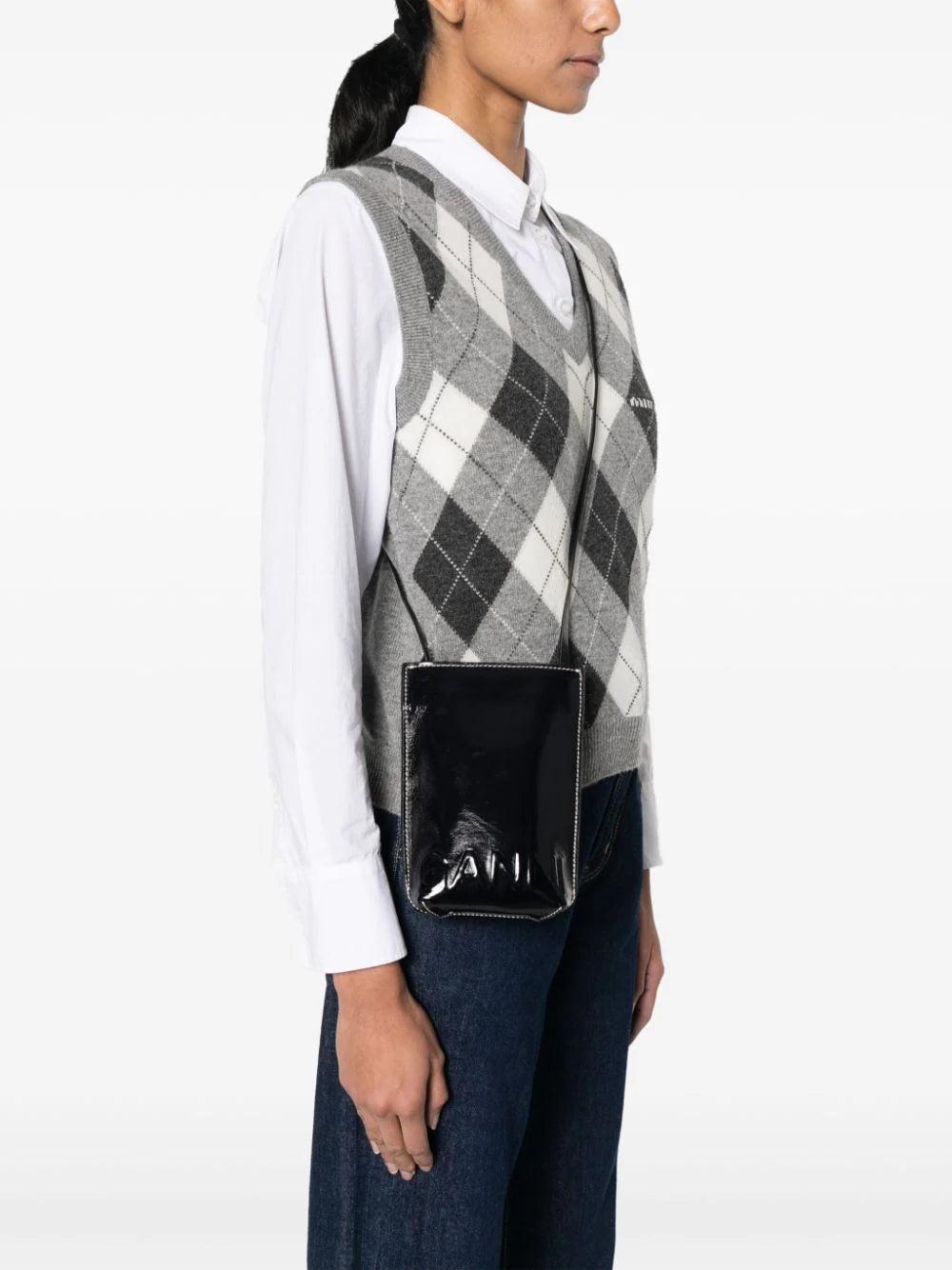 GANNI Small Banner Crossbody Bag