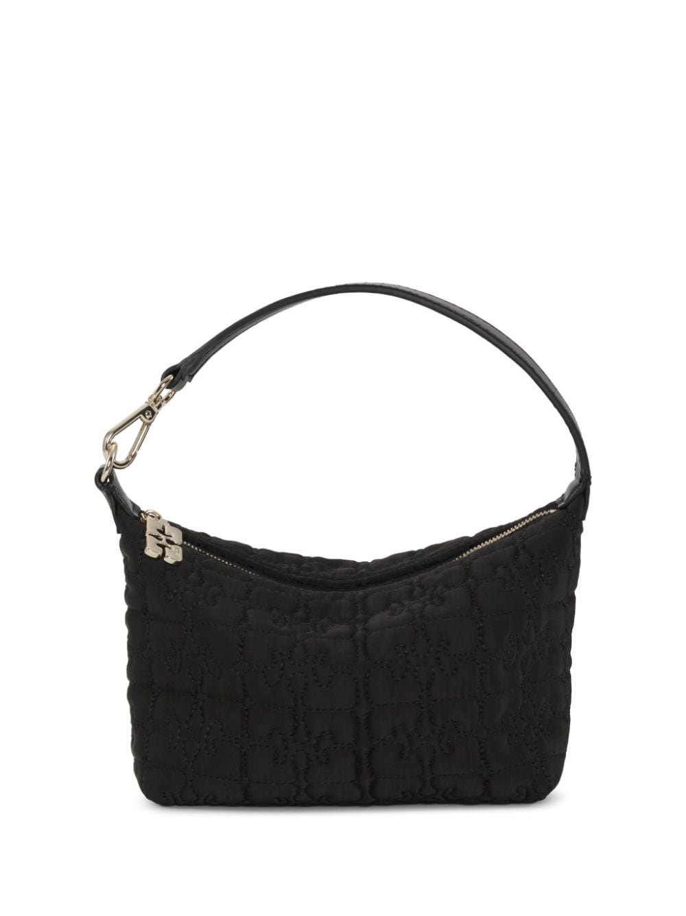 GANNI Small Butterfly Pouch Satin Bag