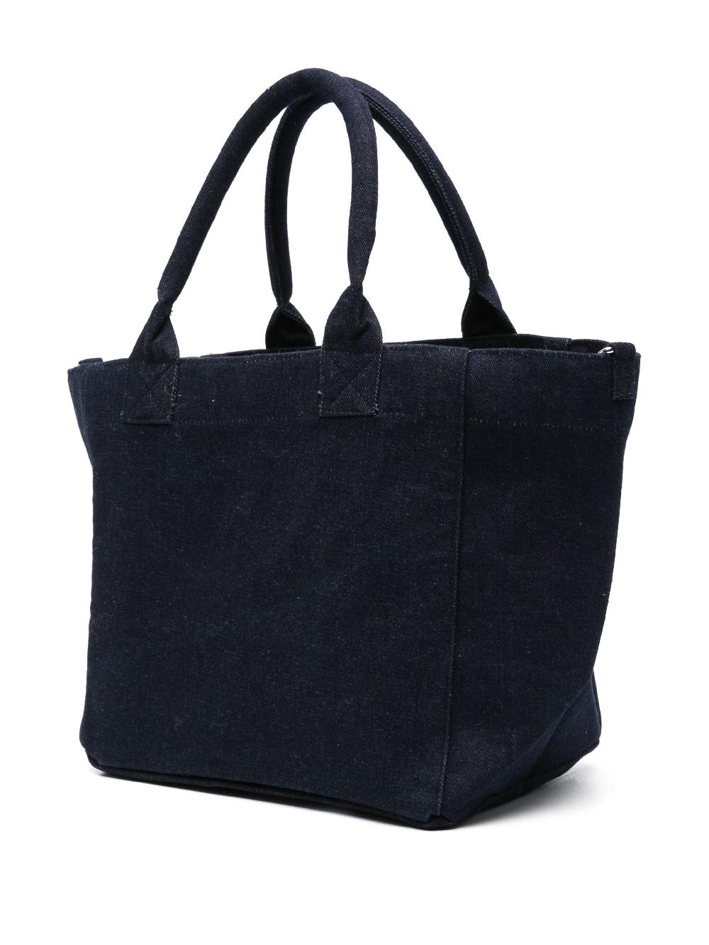 GANNI Small Denim Shopping Bag
