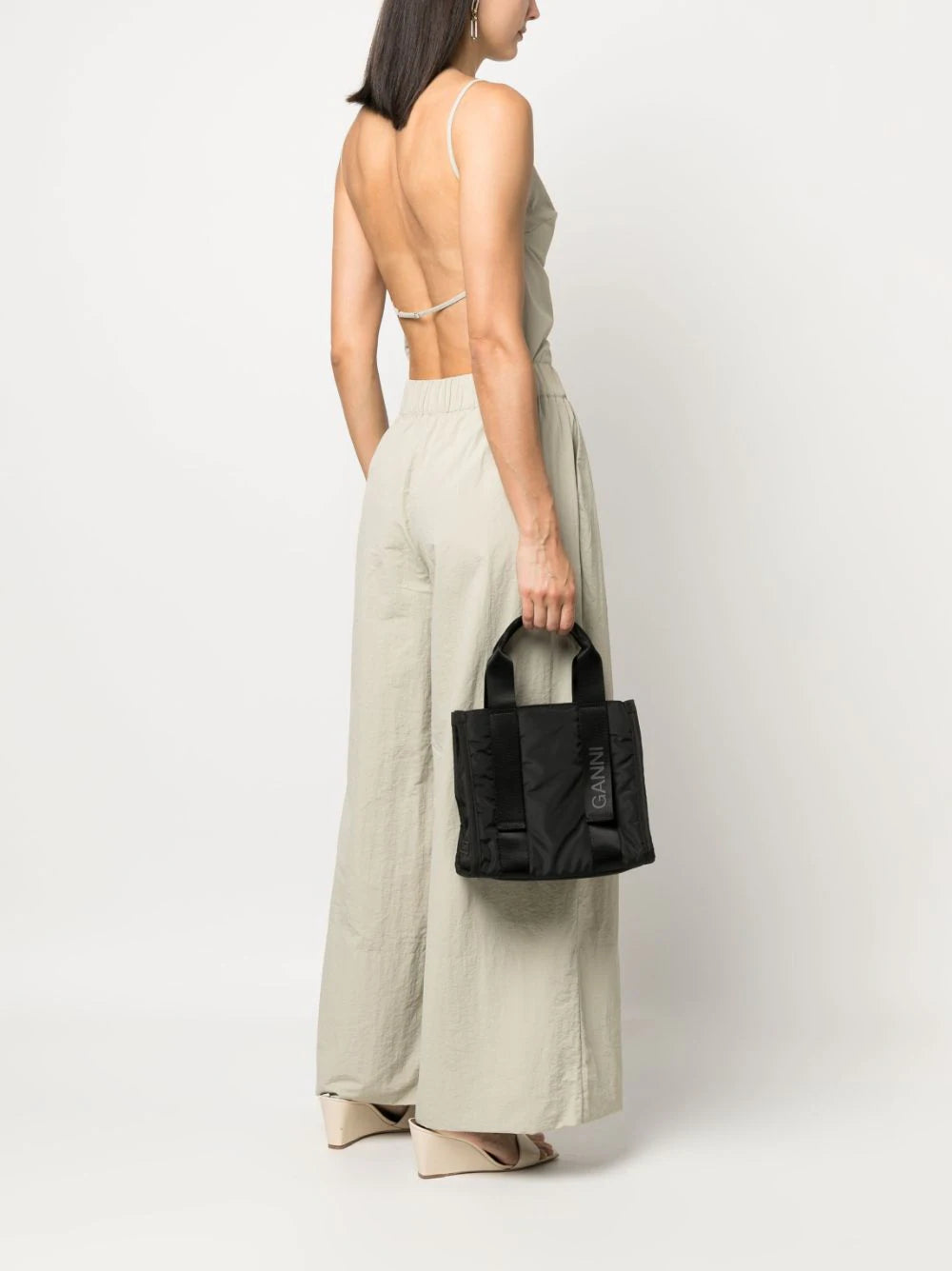 GANNI Small Tech Tote Bag