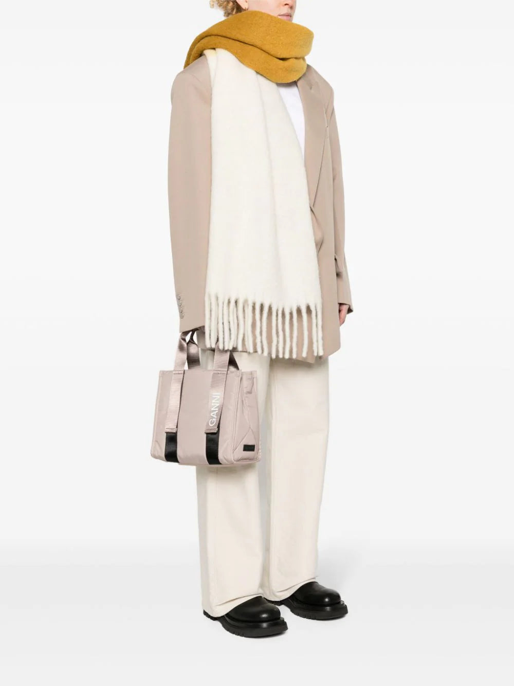 GANNI Small Tech Tote Bag