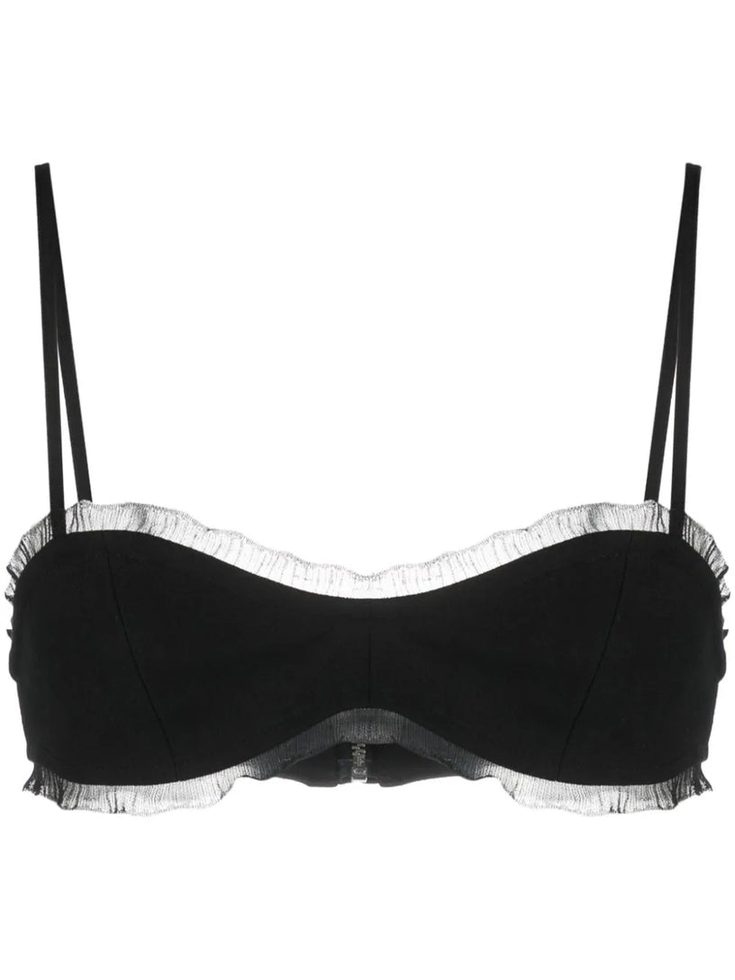 GANNI Suiting strap top