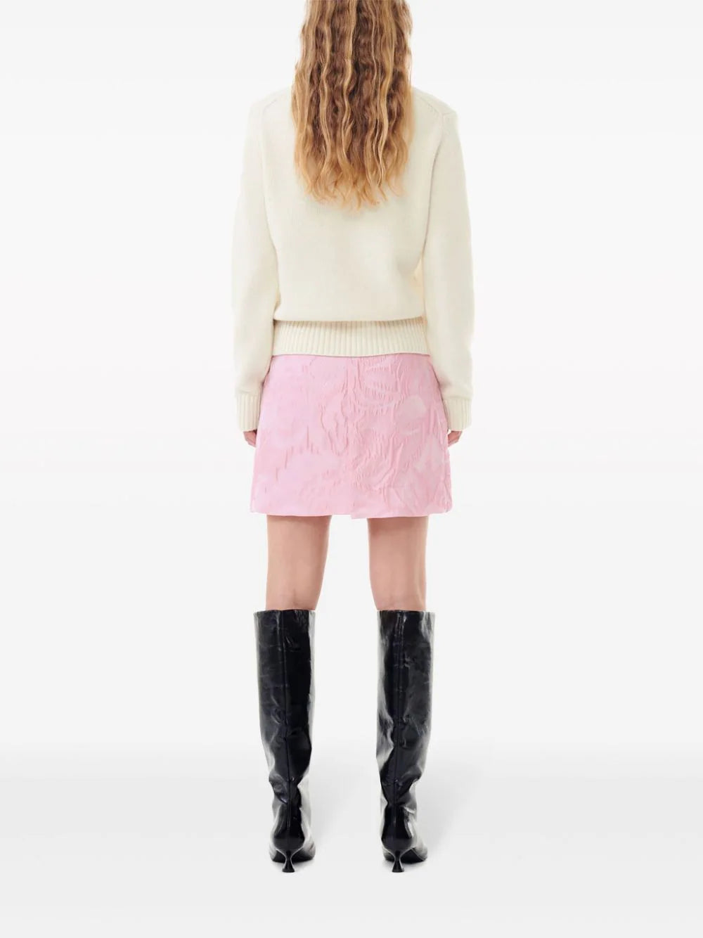GANNI Sweater With Intarsia Heart