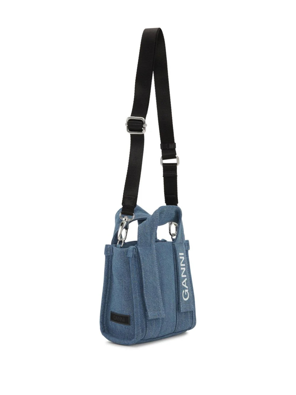 GANNI Tech Denim Mini Bag