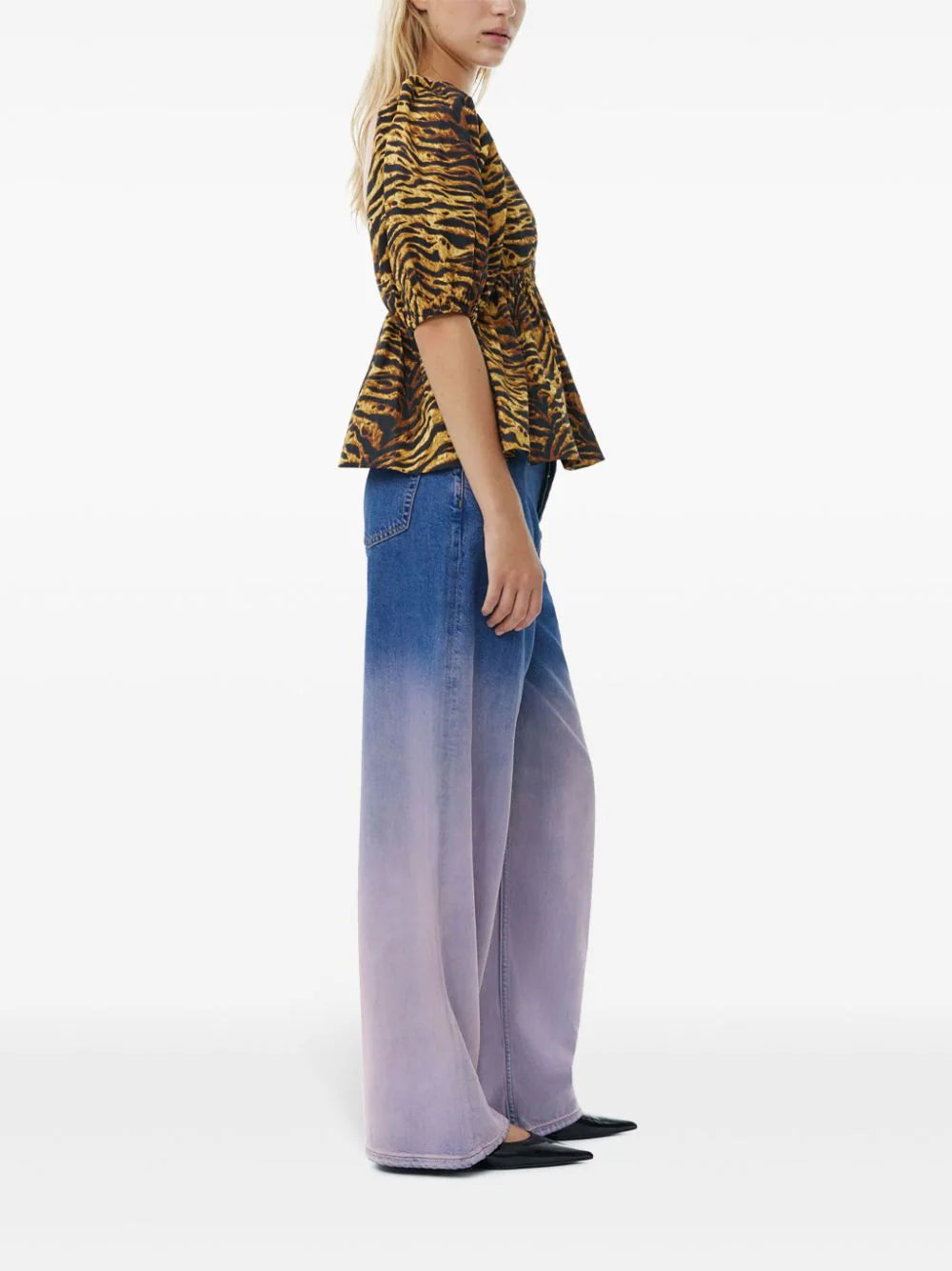 GANNI Tiger Blouse