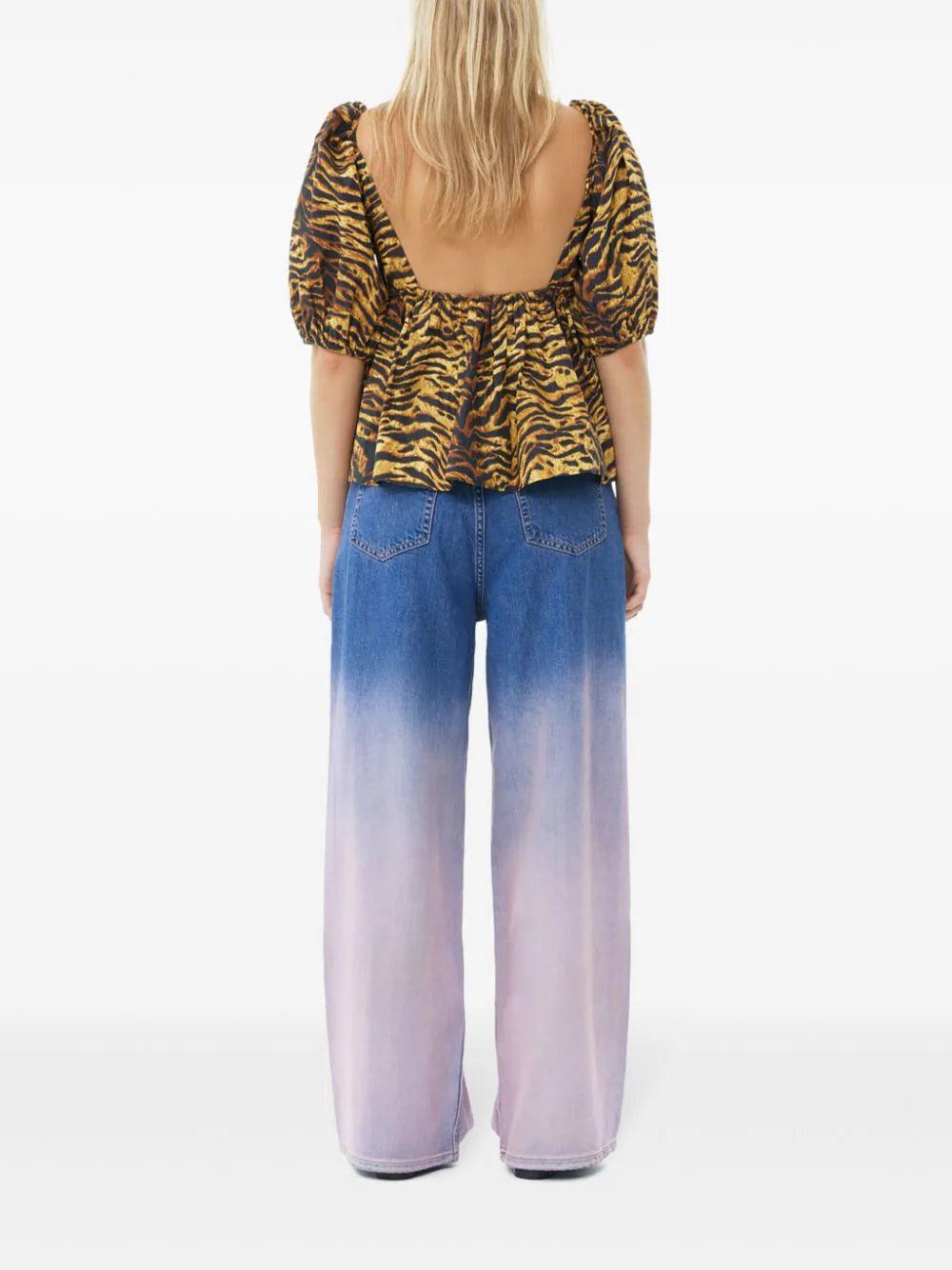 GANNI Tiger Blouse