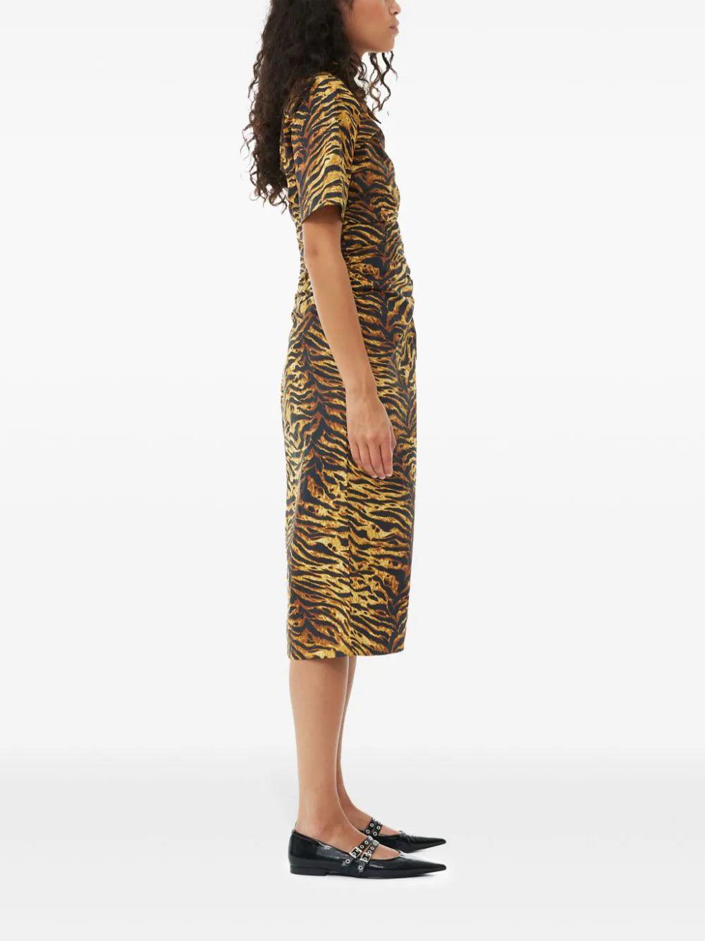 GANNI Tiger Dress
