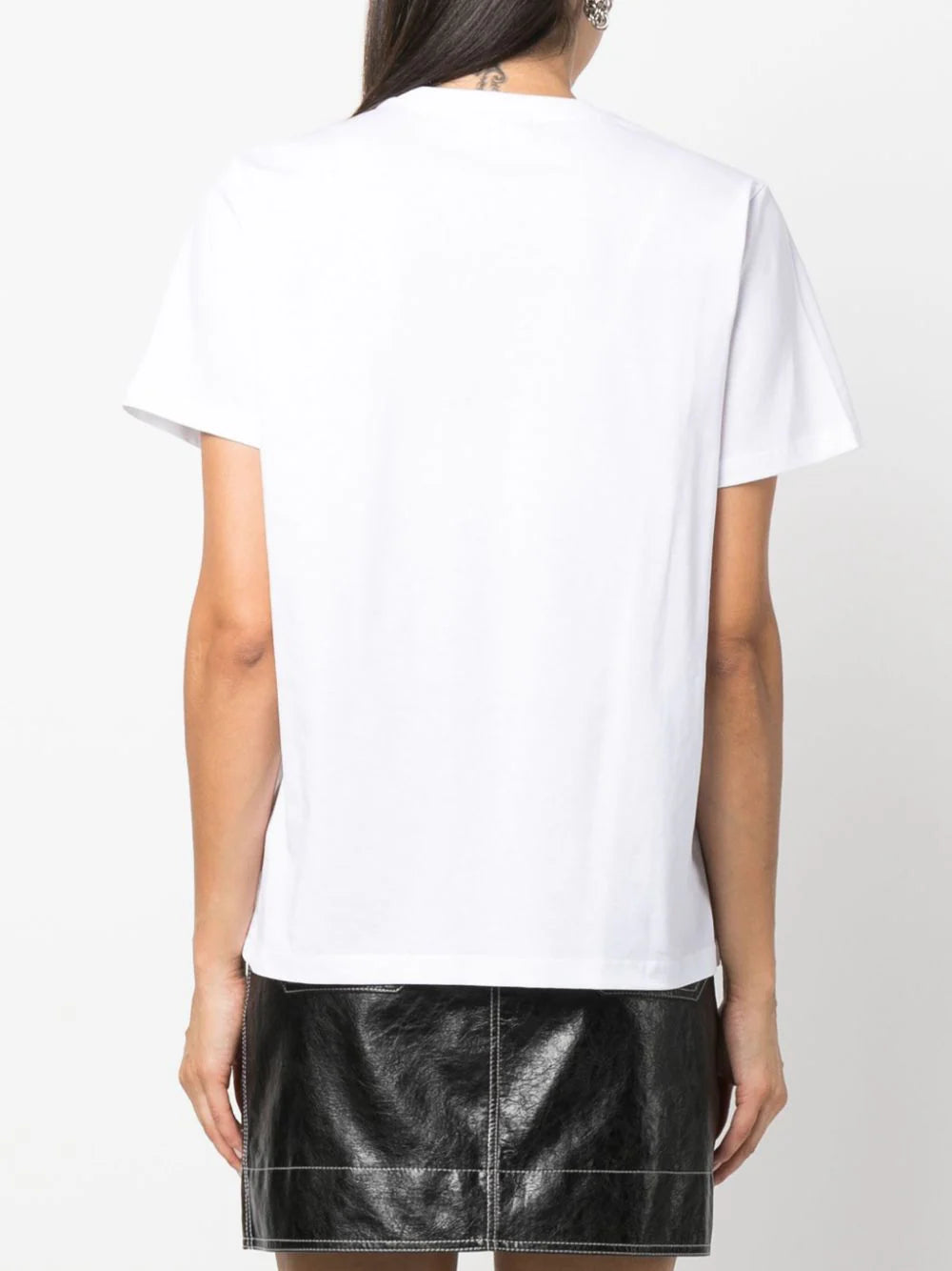 GANNI Yellow Relaxed Bunny T-shirt