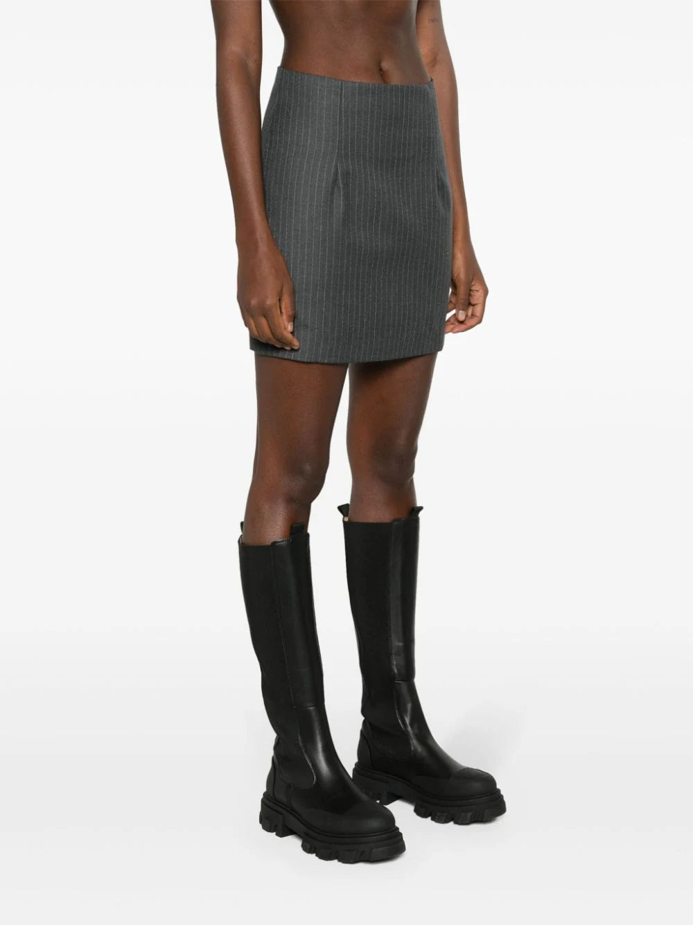 GAUGE81 Mani Pinstripe Mini Skirt