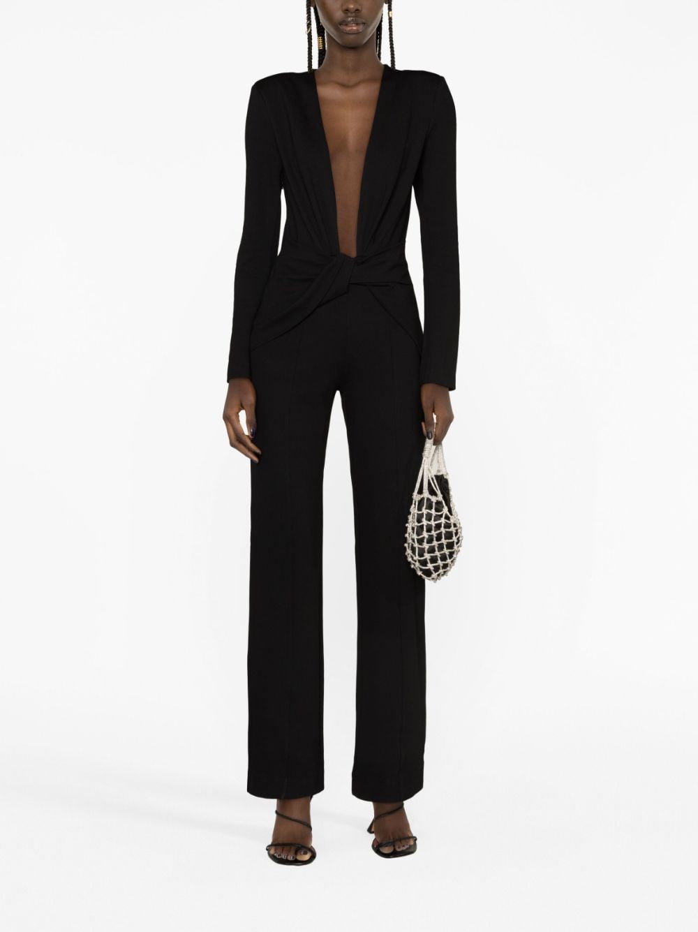 GAUGE81 Phil Jersey Plunge Jumpsuit
