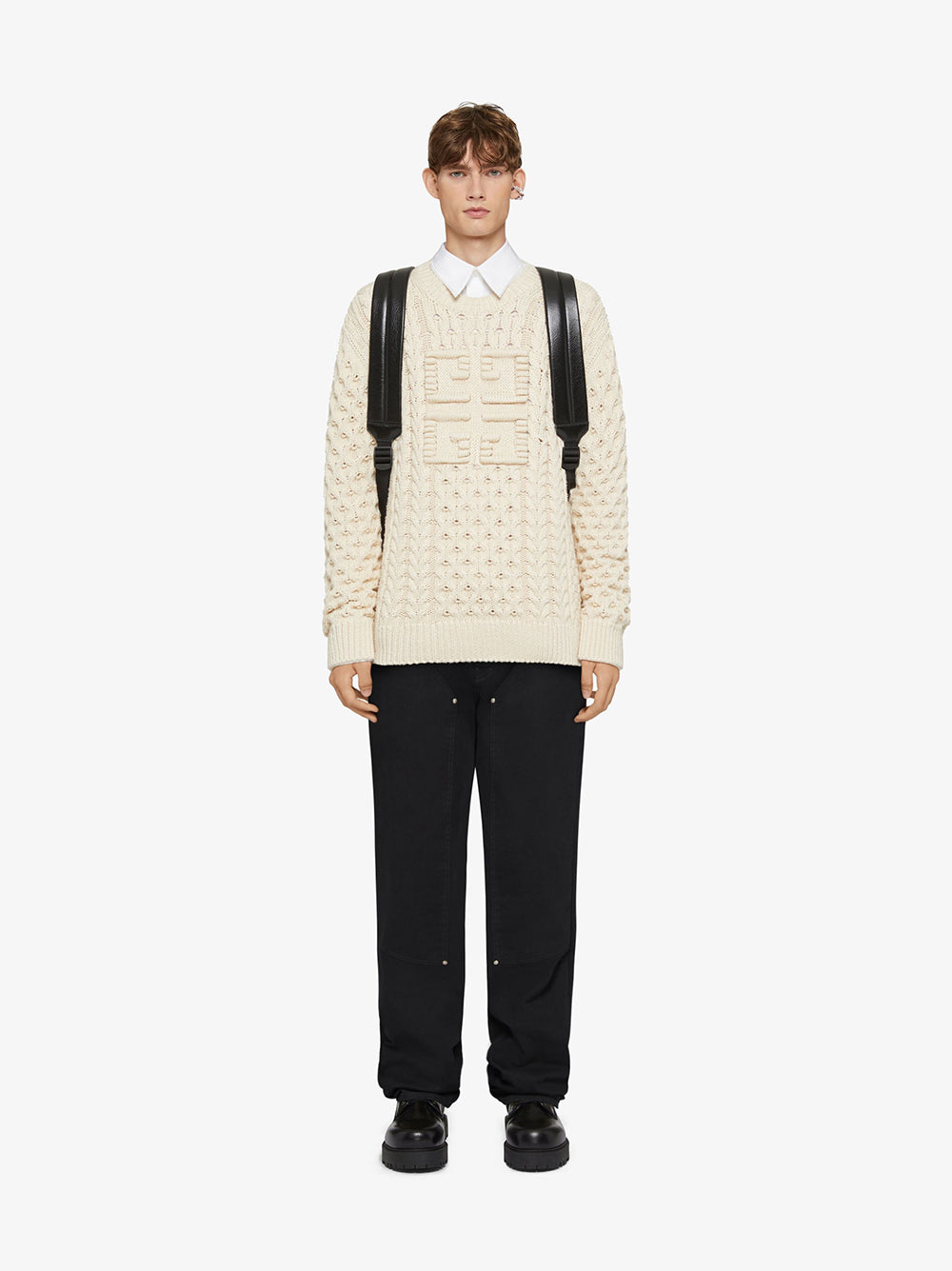 Givenchy 4g Cable-knit Sweater