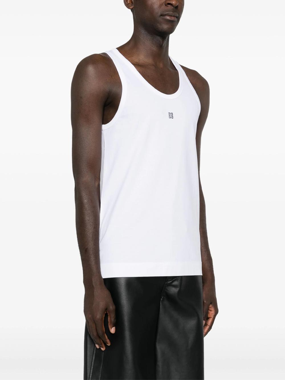 Givenchy 4g-embroidered Tank Top