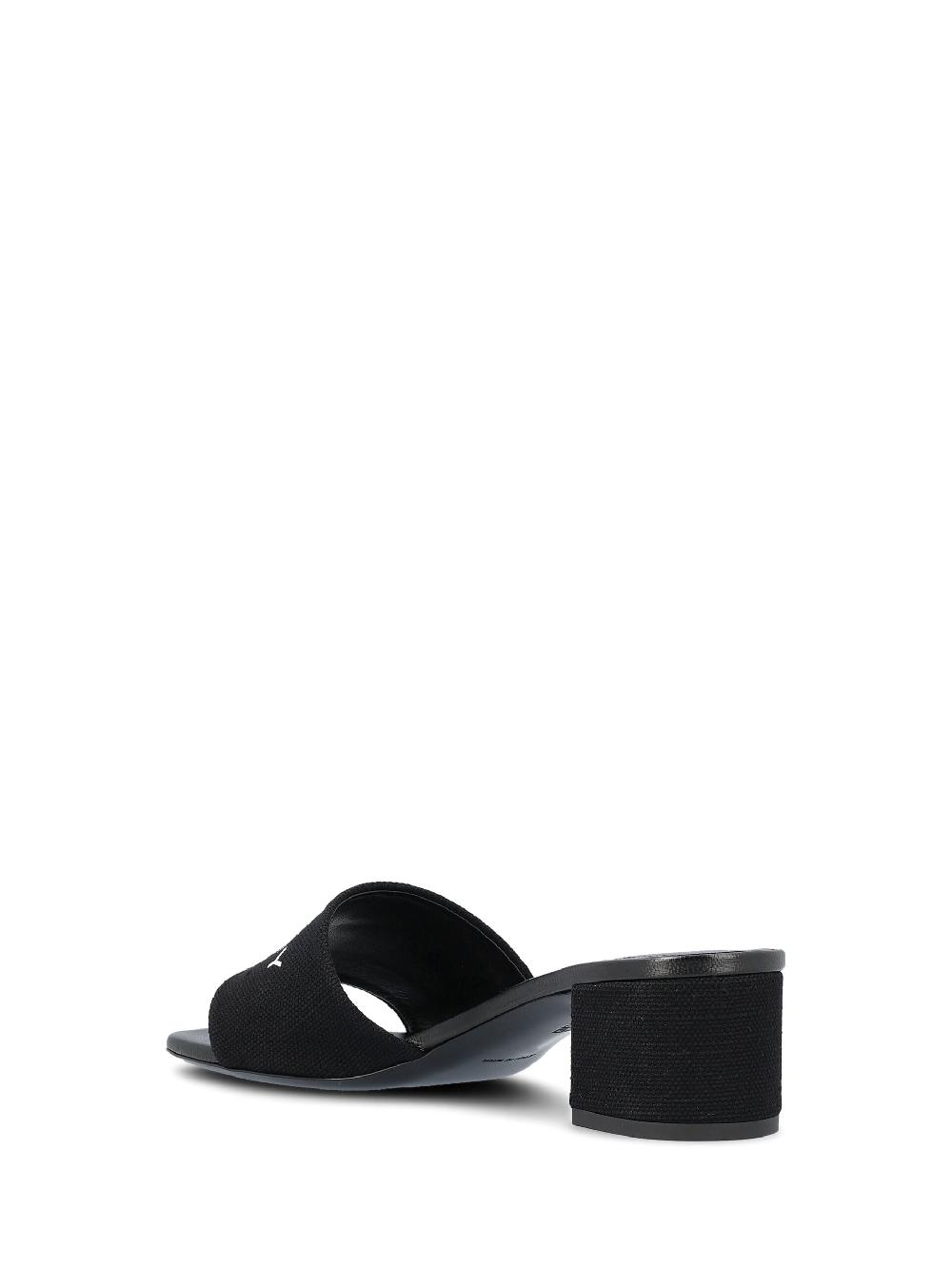 Givenchy 4g Sandals In Cotton Canvas