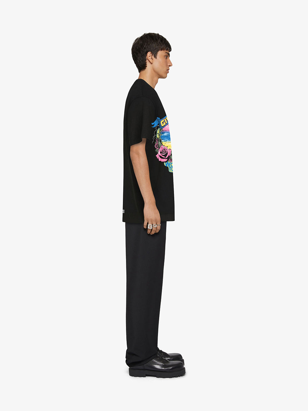 Givenchy Givenchy 4world Tour Oversized T-shirt In Cotton