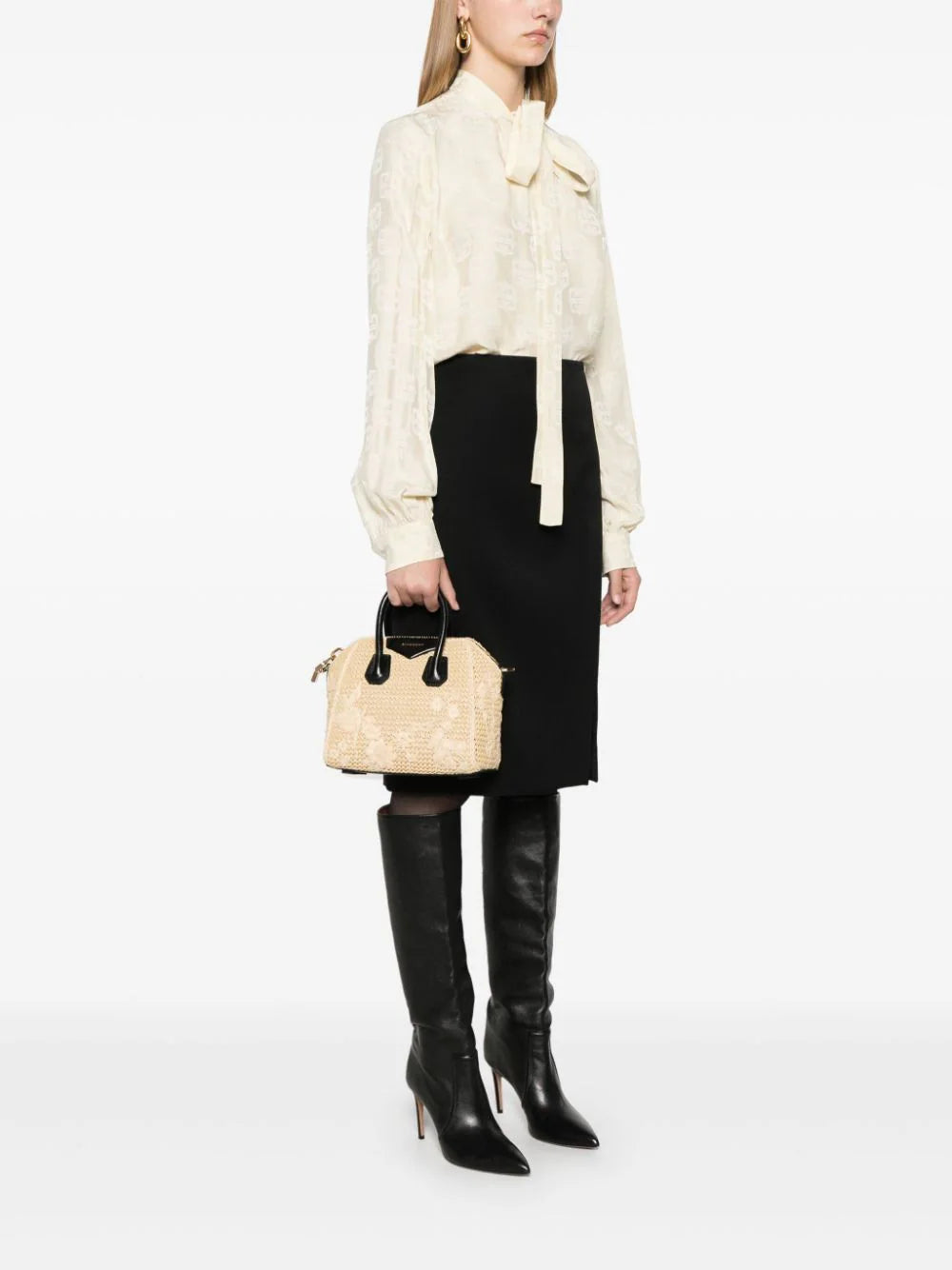Givenchy Antigona Mini Raffia Bag