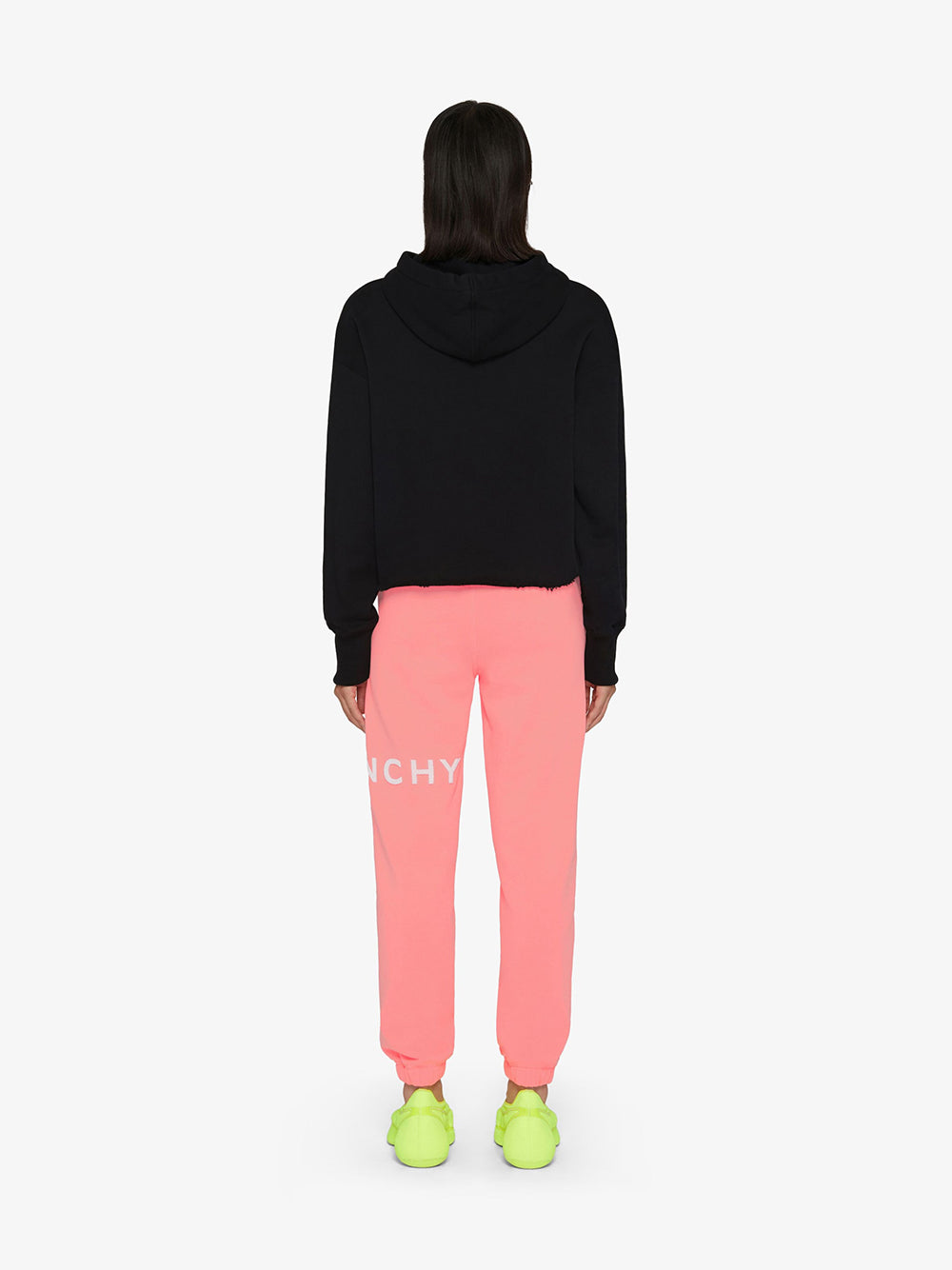 Givenchy Givenchy Archetype Short Hooded Sweatshirt In Brushed Fabric
