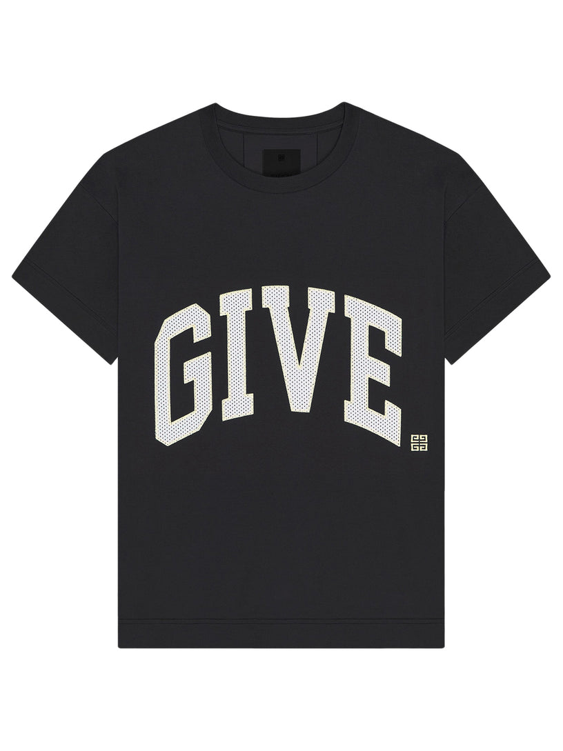 Givenchy Givenchy college boxy fit t-shirt in cotton