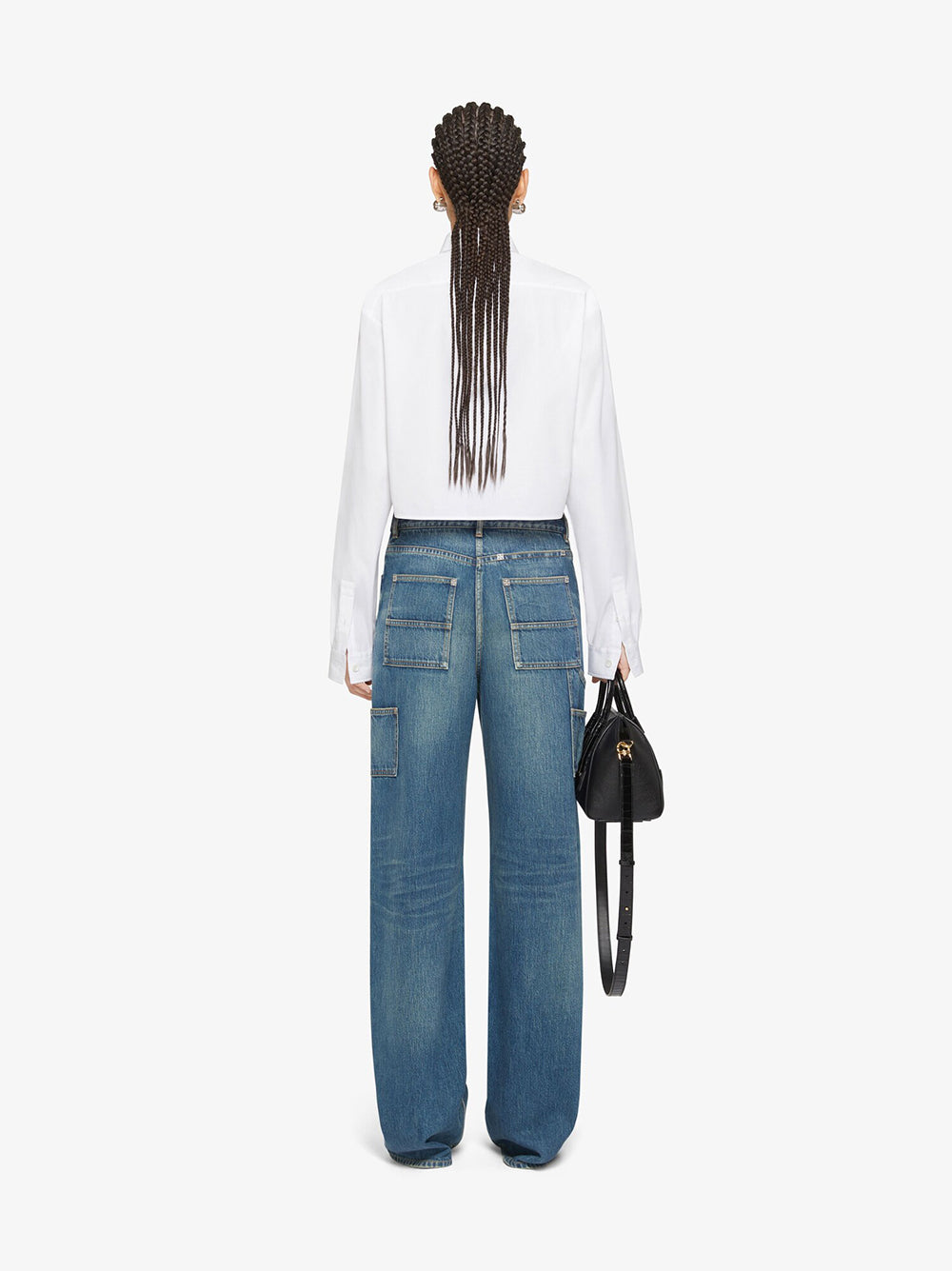 Givenchy Cropped Shirt In Poplin