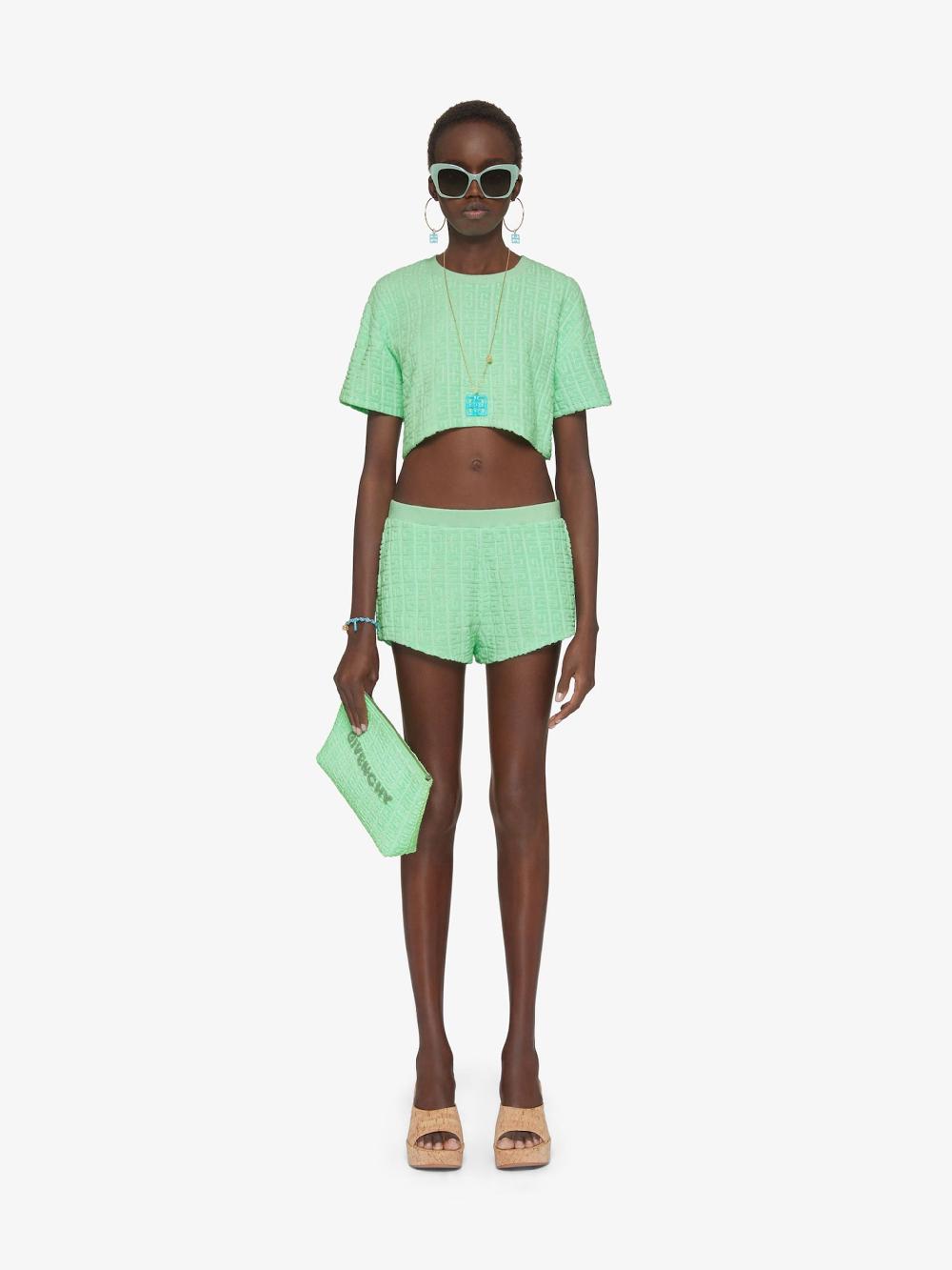 Givenchy Cropped T-shirt In 4g