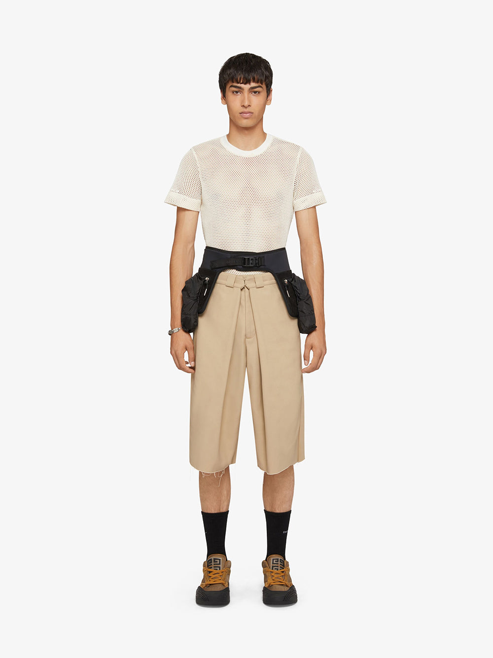 Givenchy Extra Wide Chino Bermuda Shorts