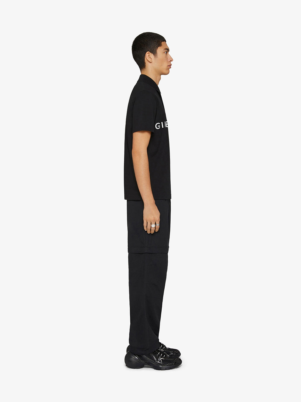 Givenchy Givenchy Archetype Zipped Polo Shirt