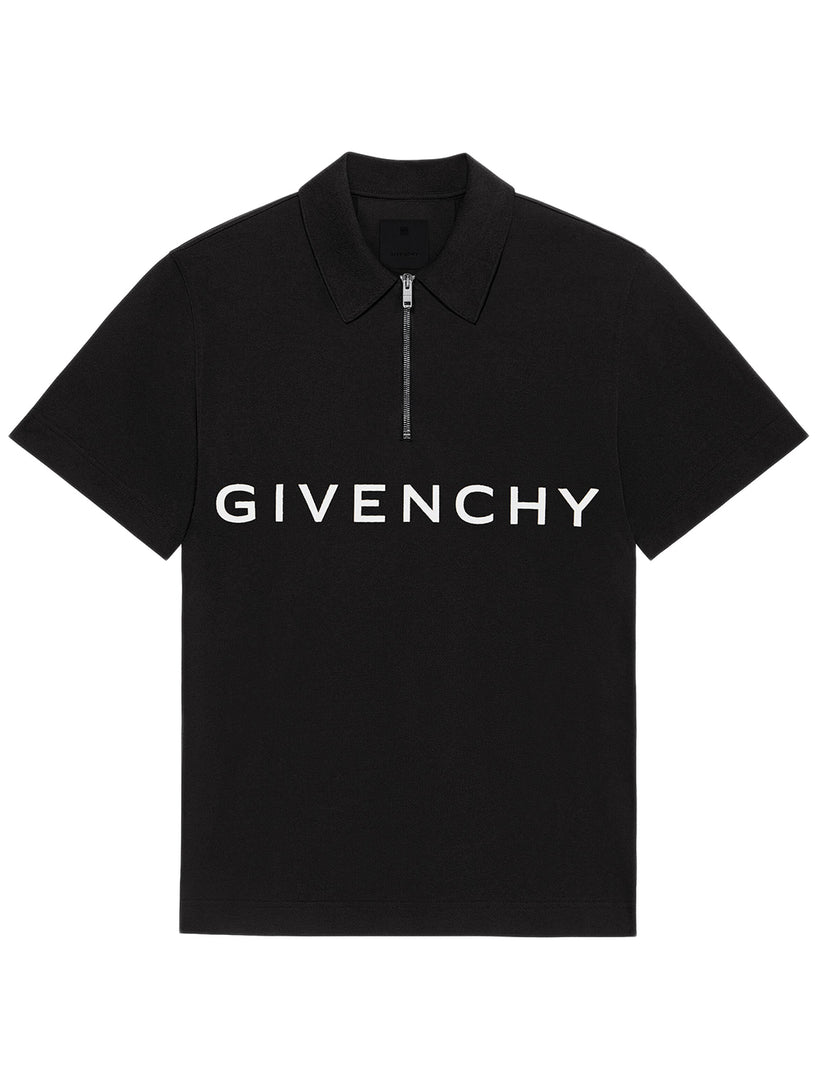 Givenchy Givenchy archetype zipped polo shirt