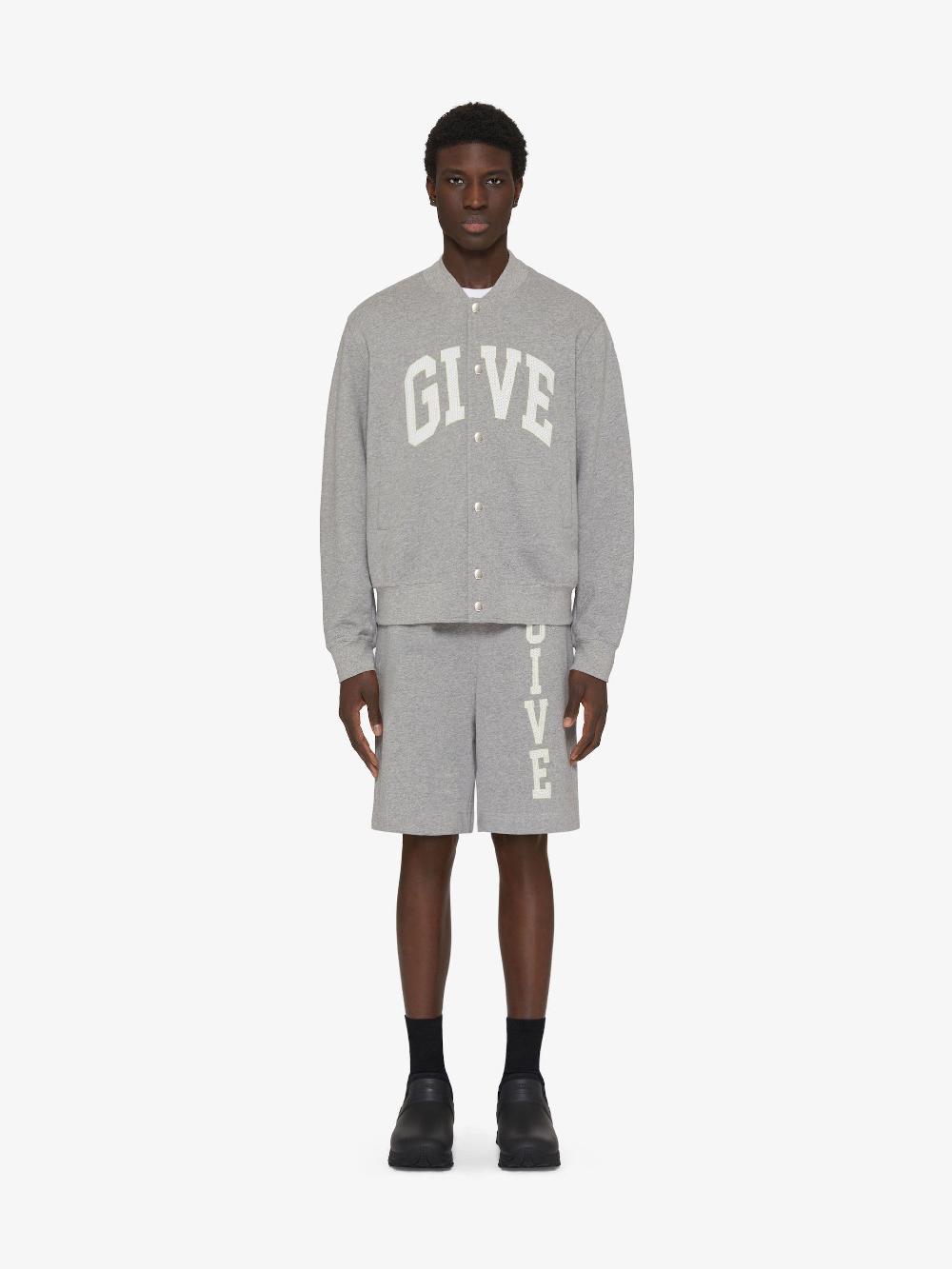 Givenchy Givenchy College Bermuda Shorts In Fleece