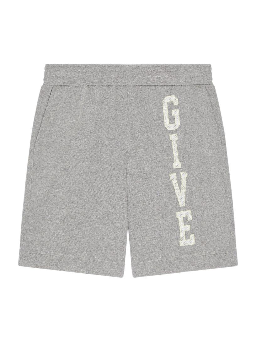 Givenchy Givenchy college bermuda shorts in fleece