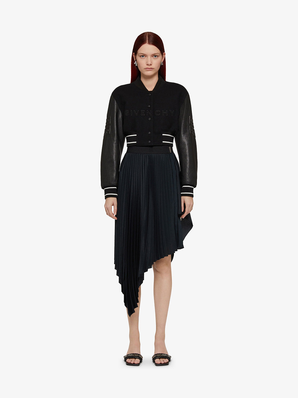 Givenchy Givenchy Cropped Varsity Jacket
