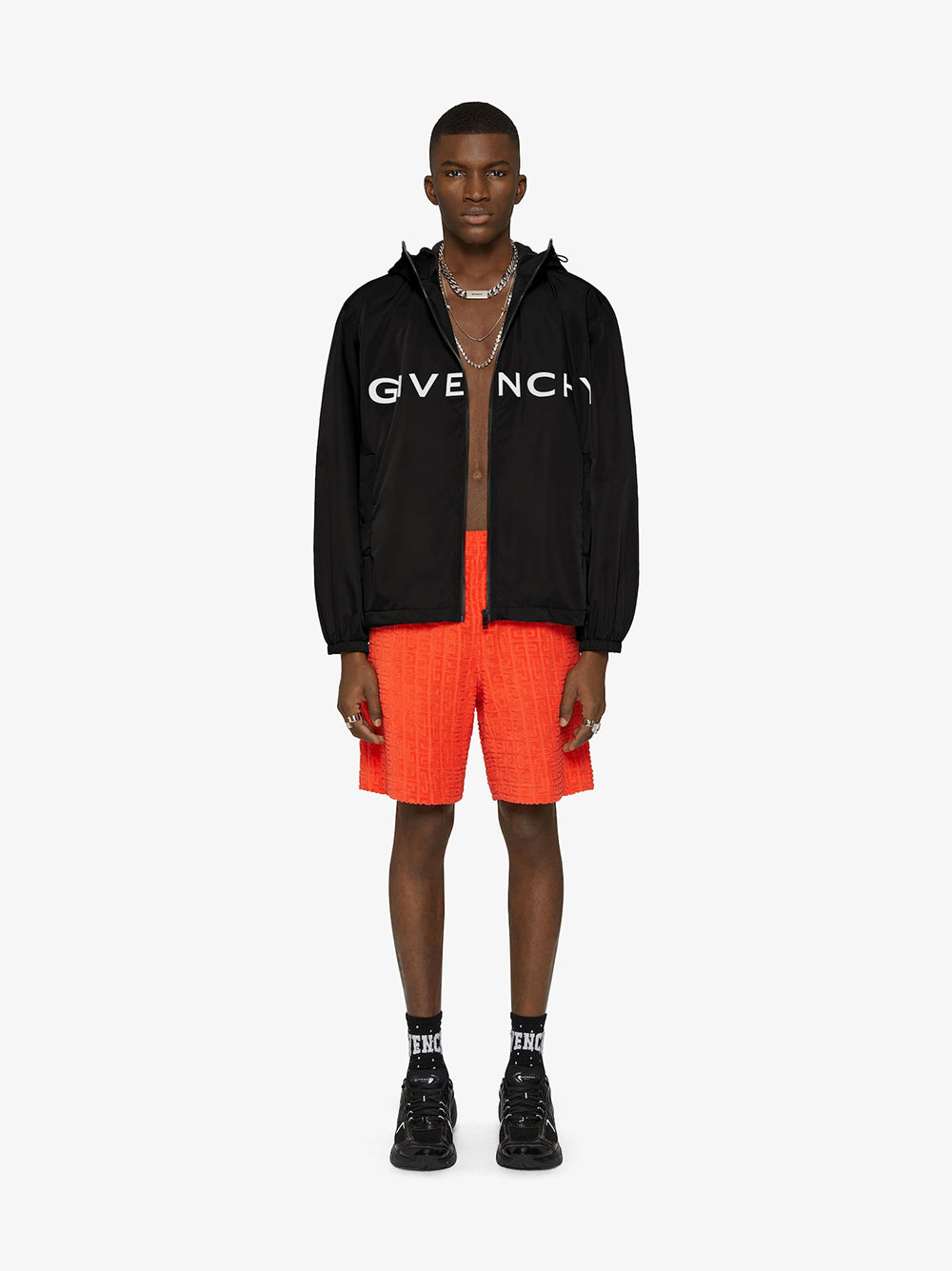 Givenchy Givenchy Windbreaker In Technical Fabric
