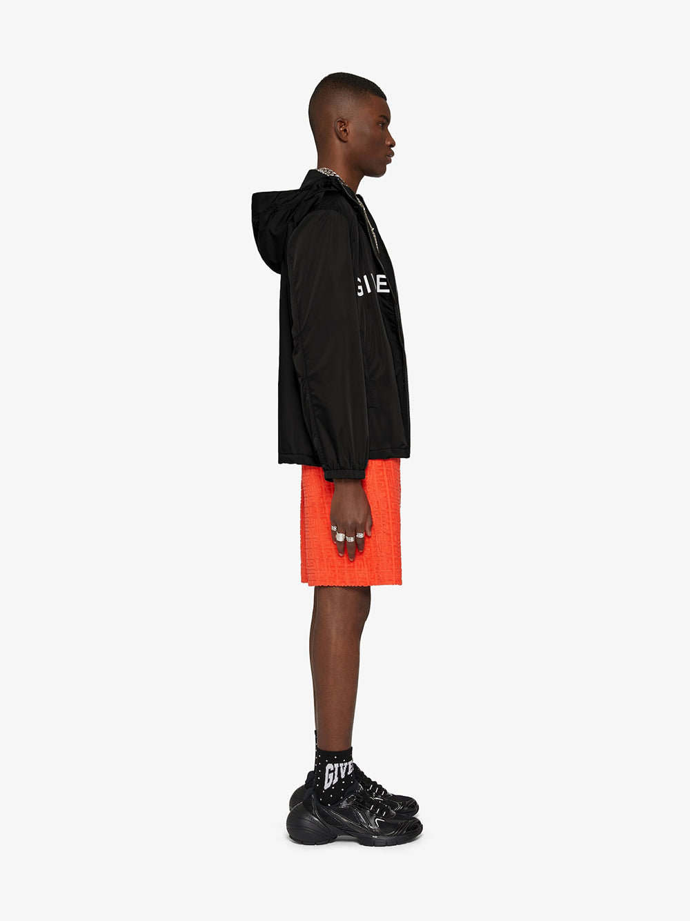 Givenchy Givenchy Windbreaker In Technical Fabric