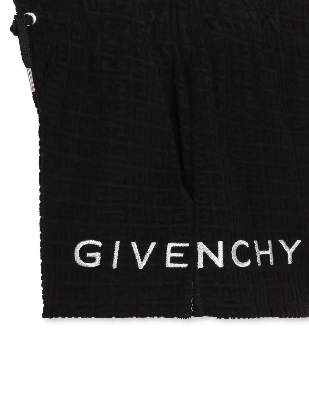 Givenchy Kids 4g-jacquard Terry Shorts