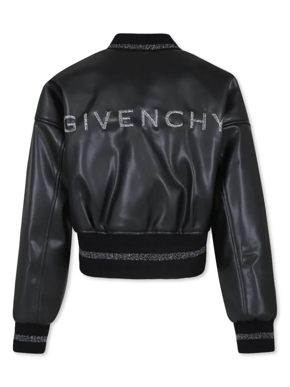 Givenchy Kids 4g-plaque Faux-leather Jacket