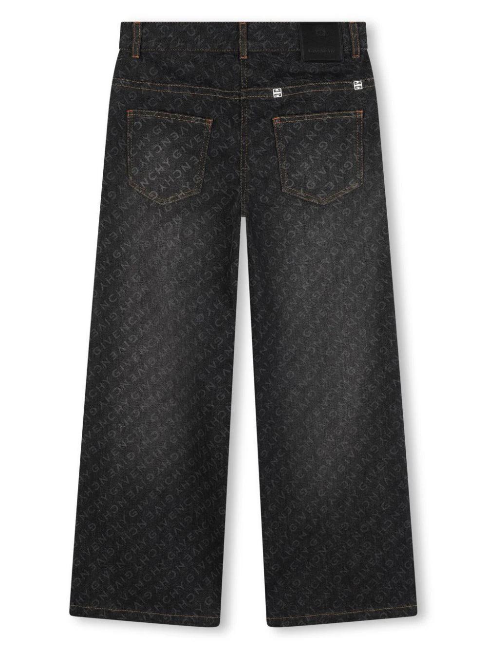Givenchy Kids Straight Jeans With Print