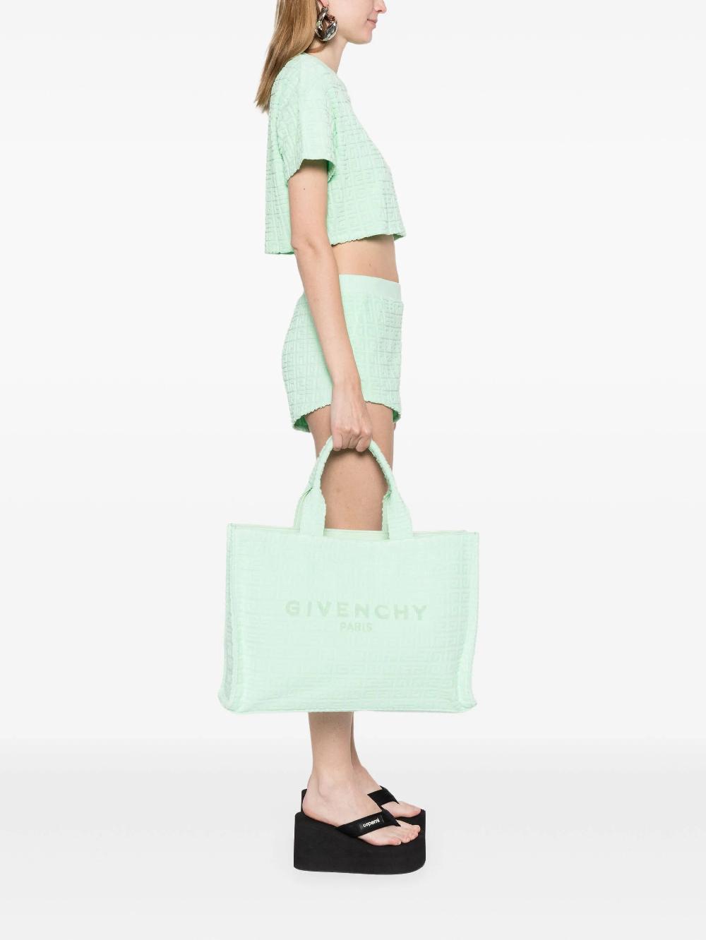 Givenchy Medium G-tote In 4g Cotton Terry