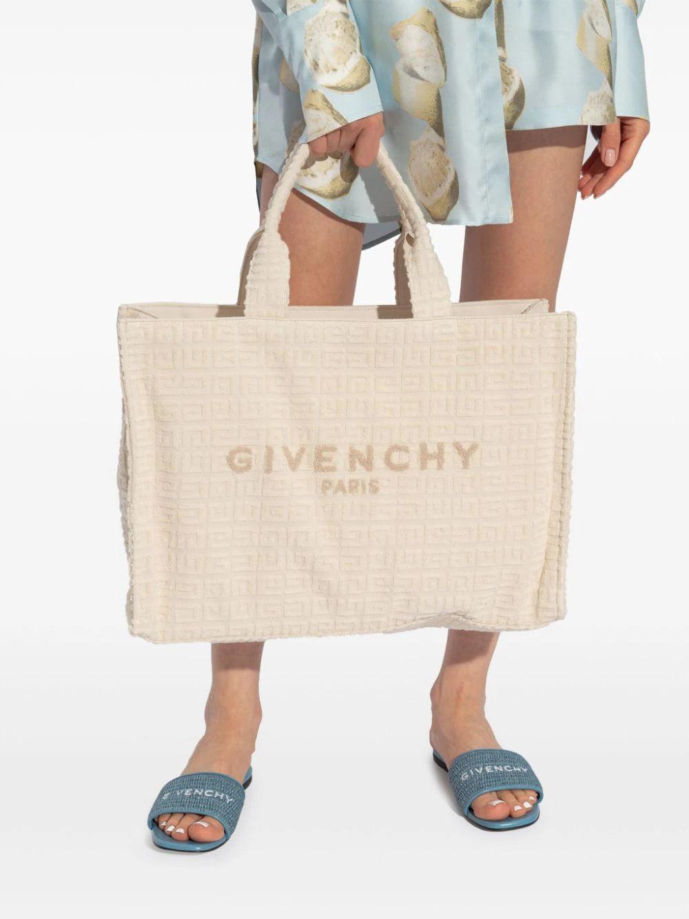 Givenchy Medium G-tote In 4g Cotton Terry