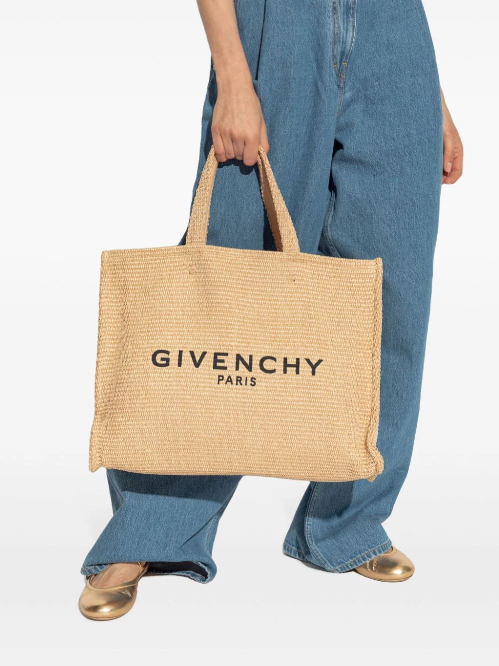 Givenchy Medium Raffia G-tote